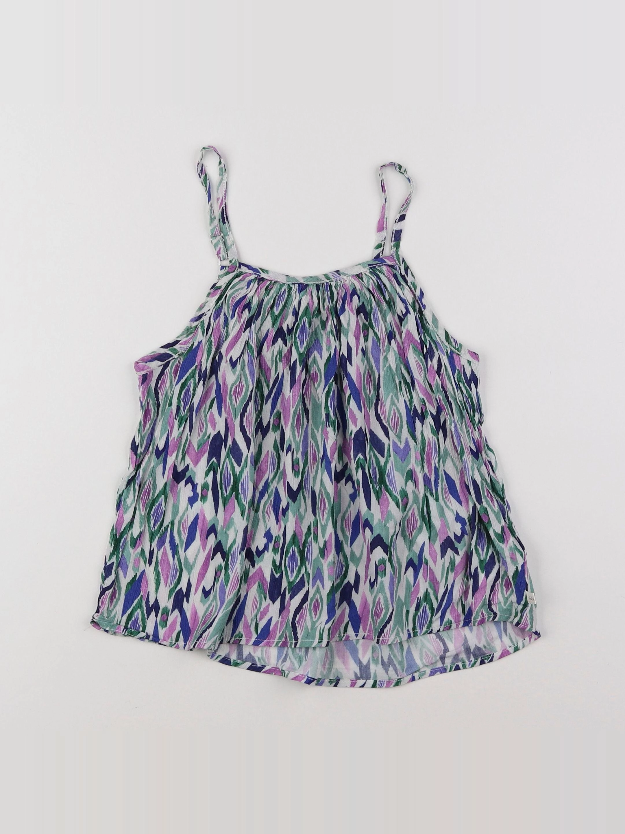 IKKS - blouse bleu - 10 ans