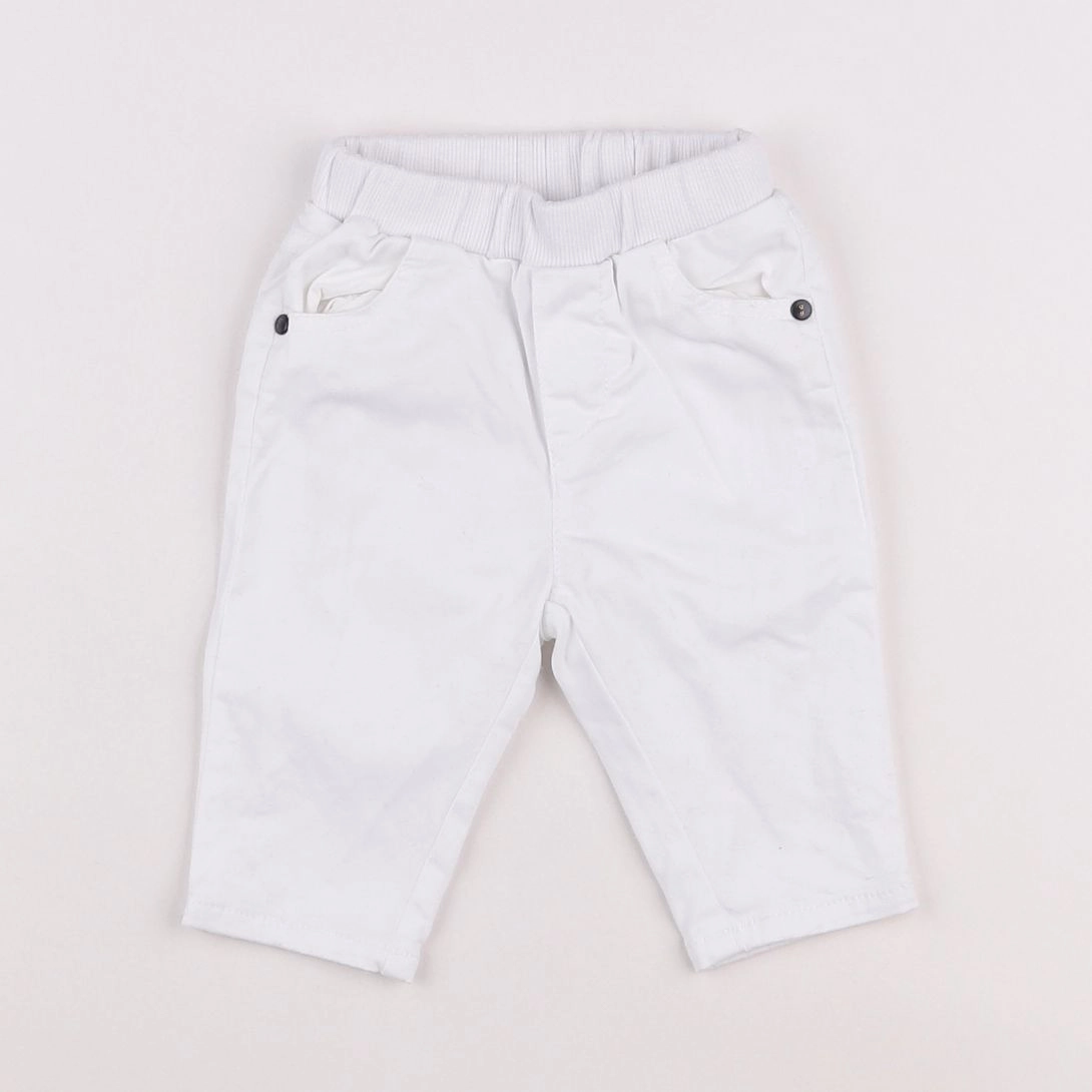 Jacadi - pantalon blanc - 3 mois