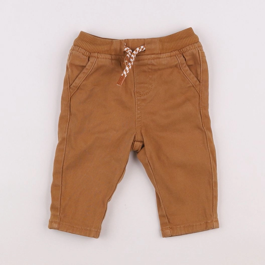 Vertbaudet - pantalon marron - 3 mois