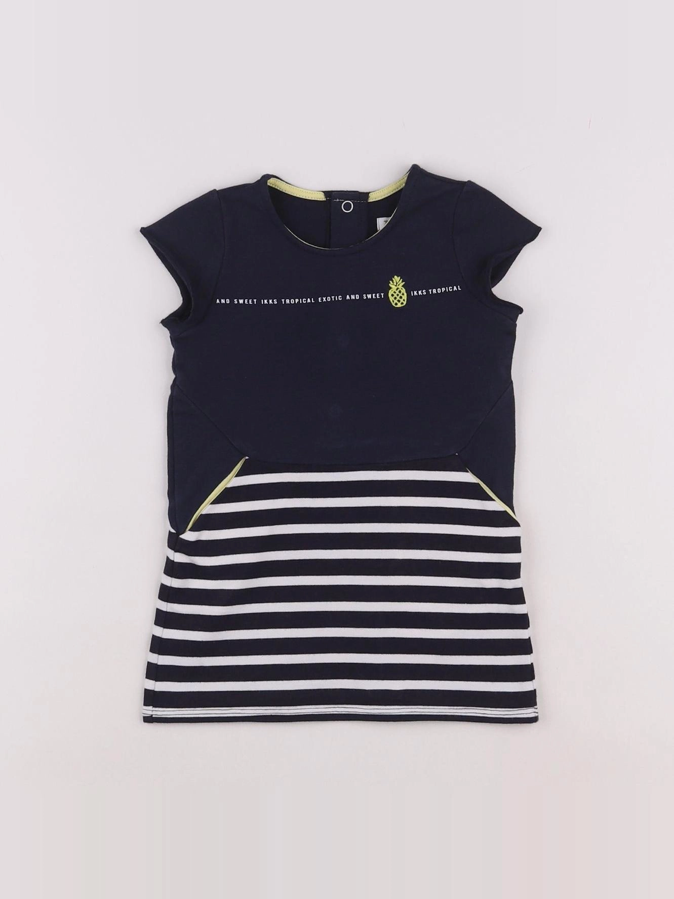 IKKS - robe bleu - 12 mois