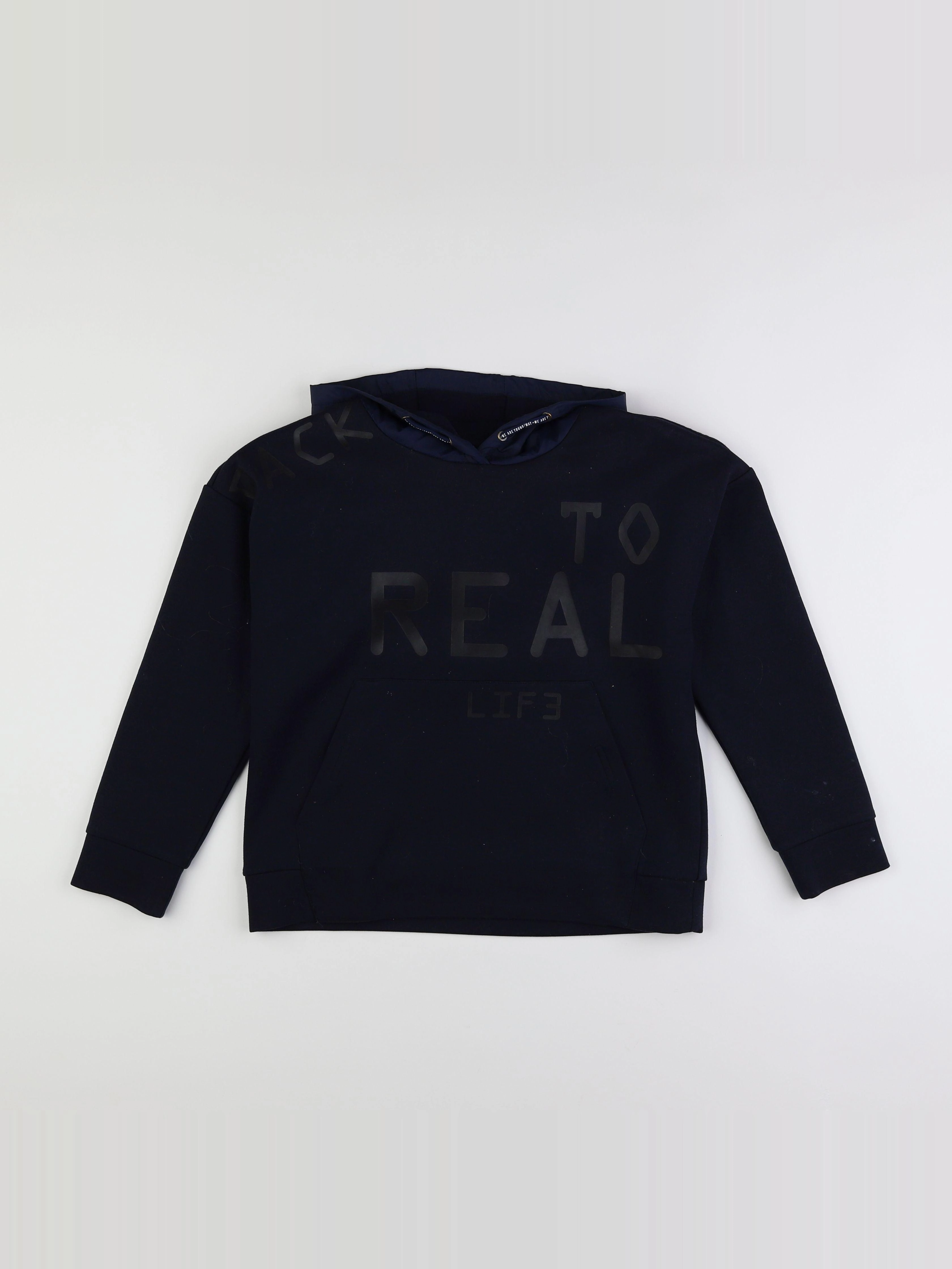 IKKS - sweat bleu - 10 ans