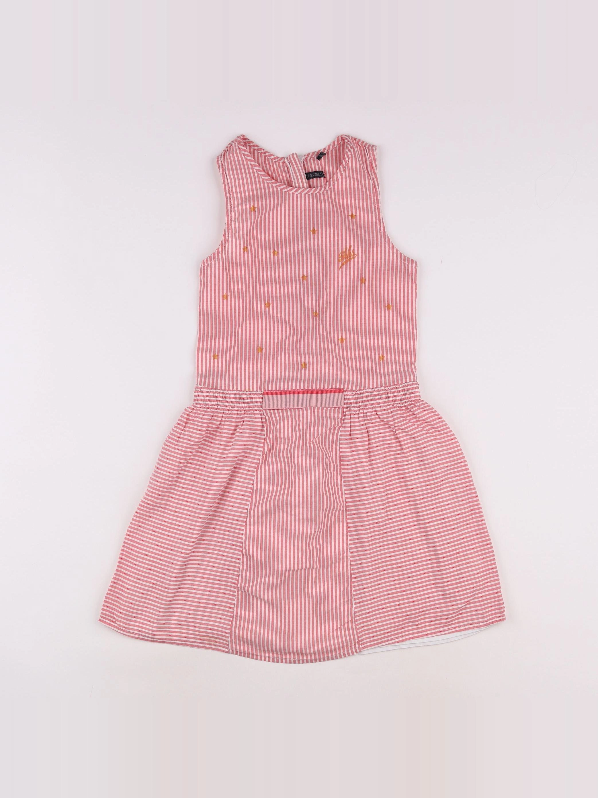IKKS - robe rose - 10 ans