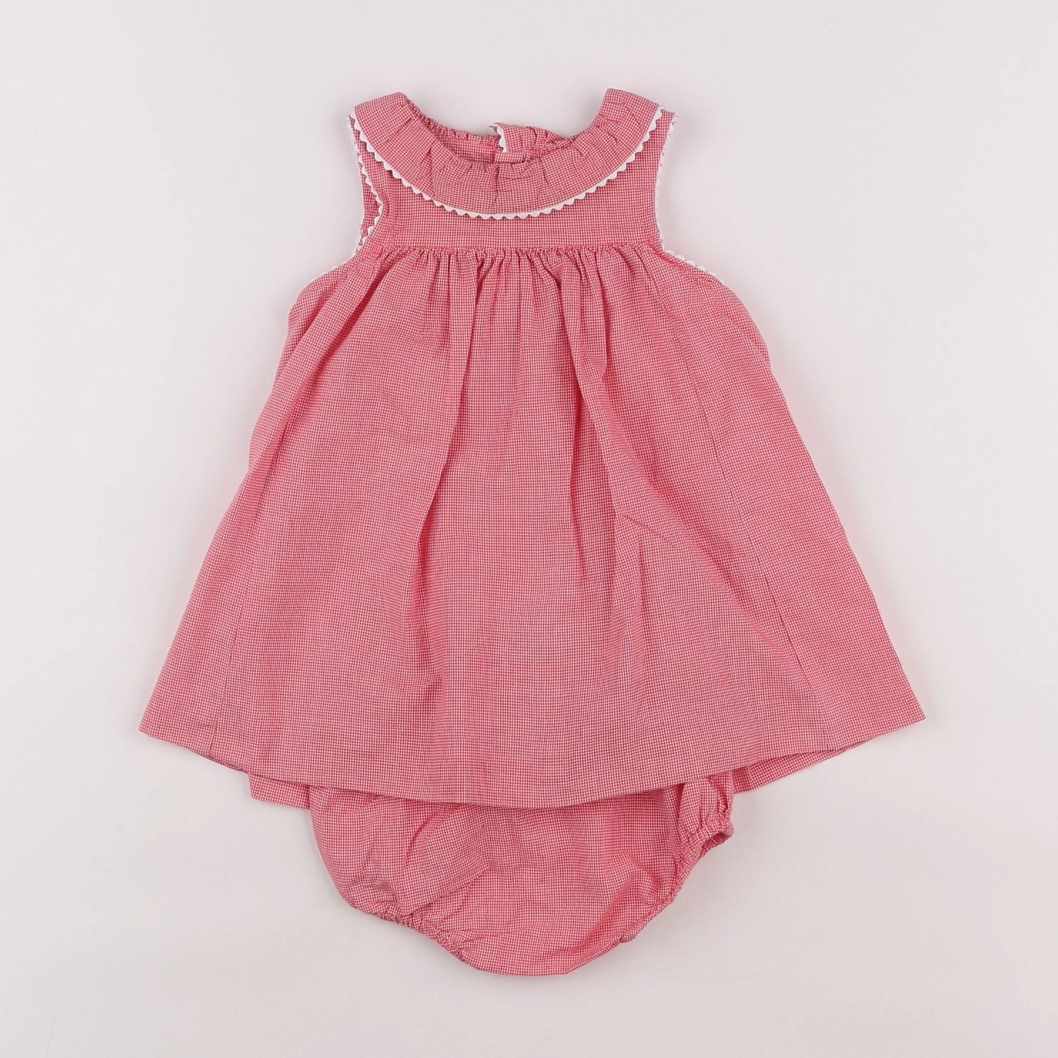 Jacadi - robe rouge - 12 mois