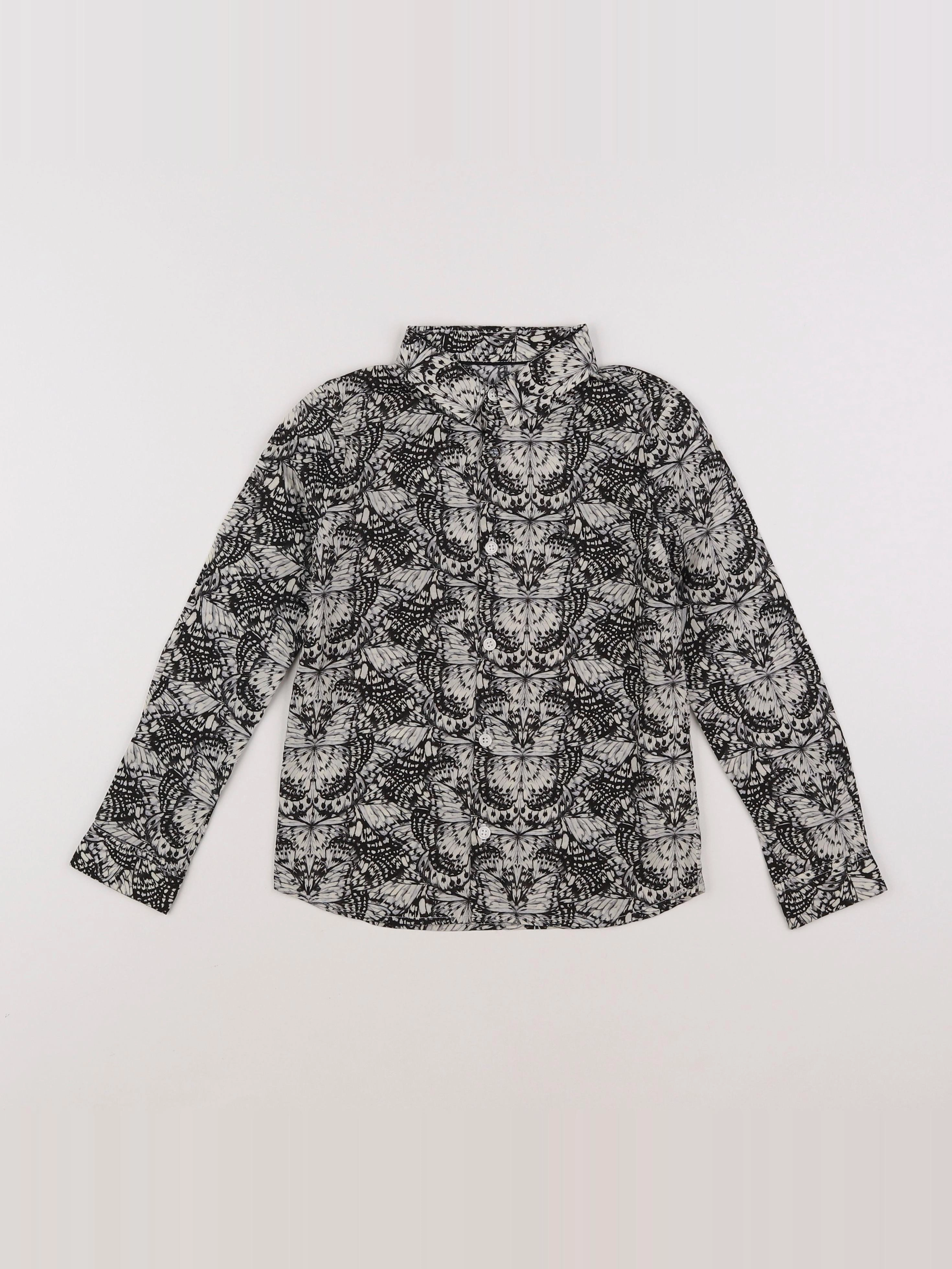 IKKS - chemise blanc, noir - 6 ans