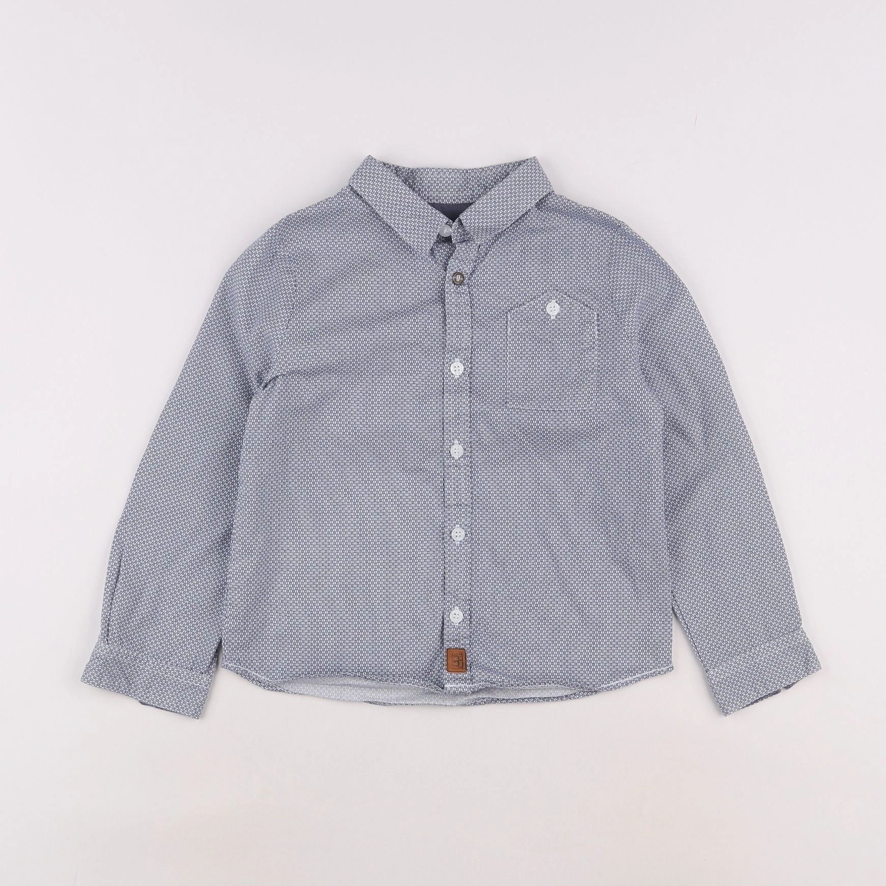 IKKS - chemise bleu - 4 ans