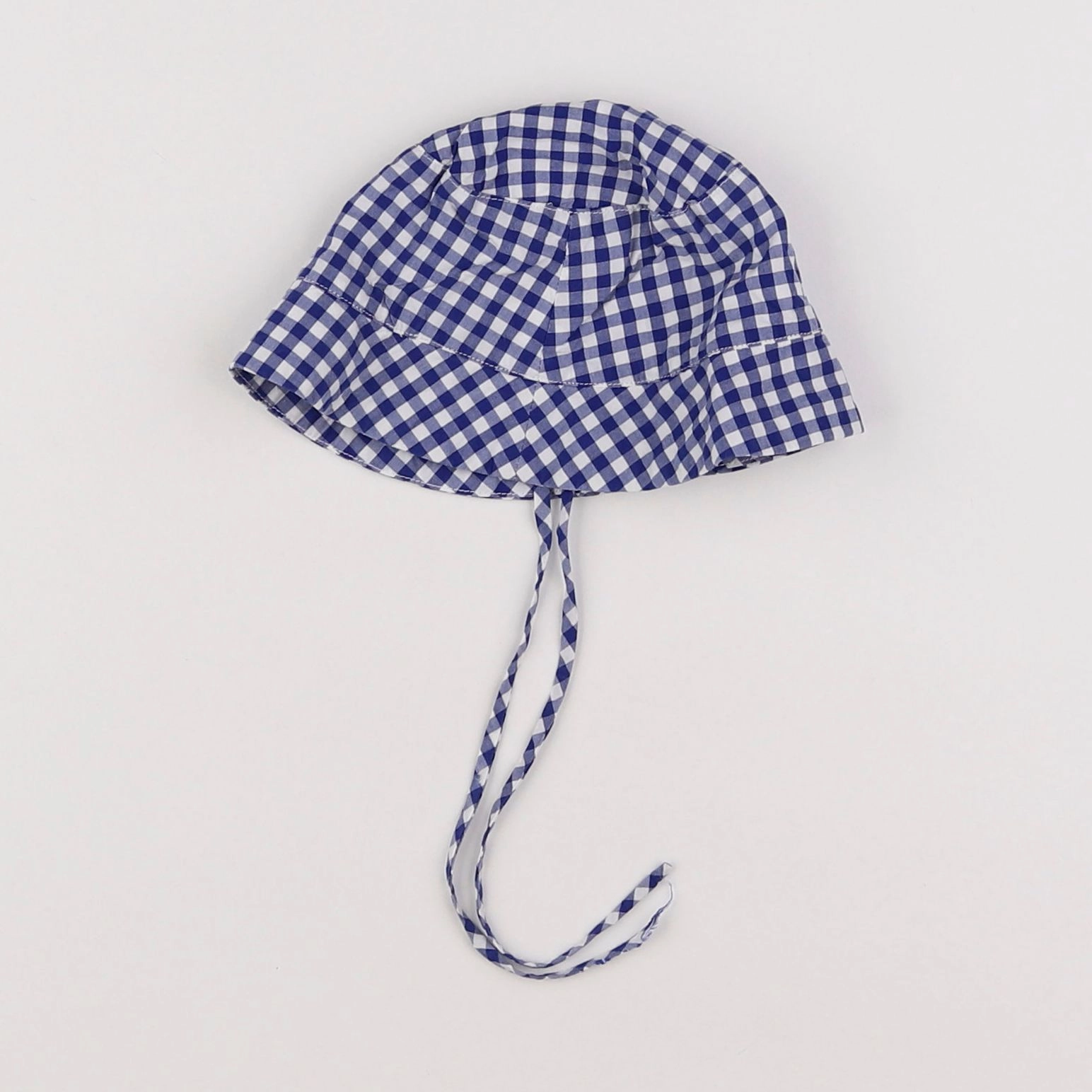 Jacadi - chapeau bleu, blanc - 6 mois