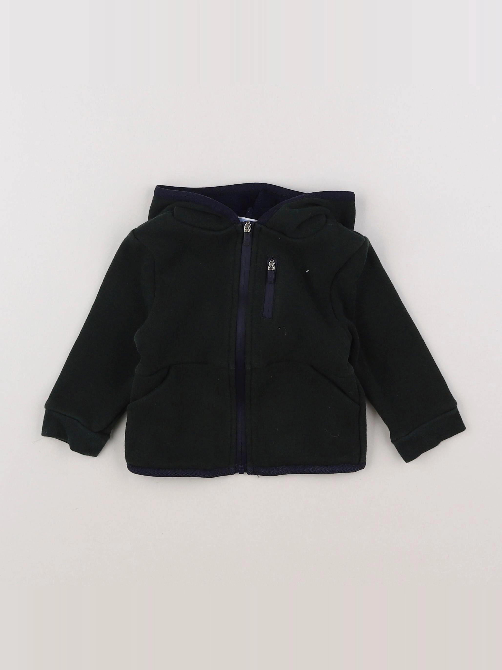 Jacadi - sweat vert - 12 mois