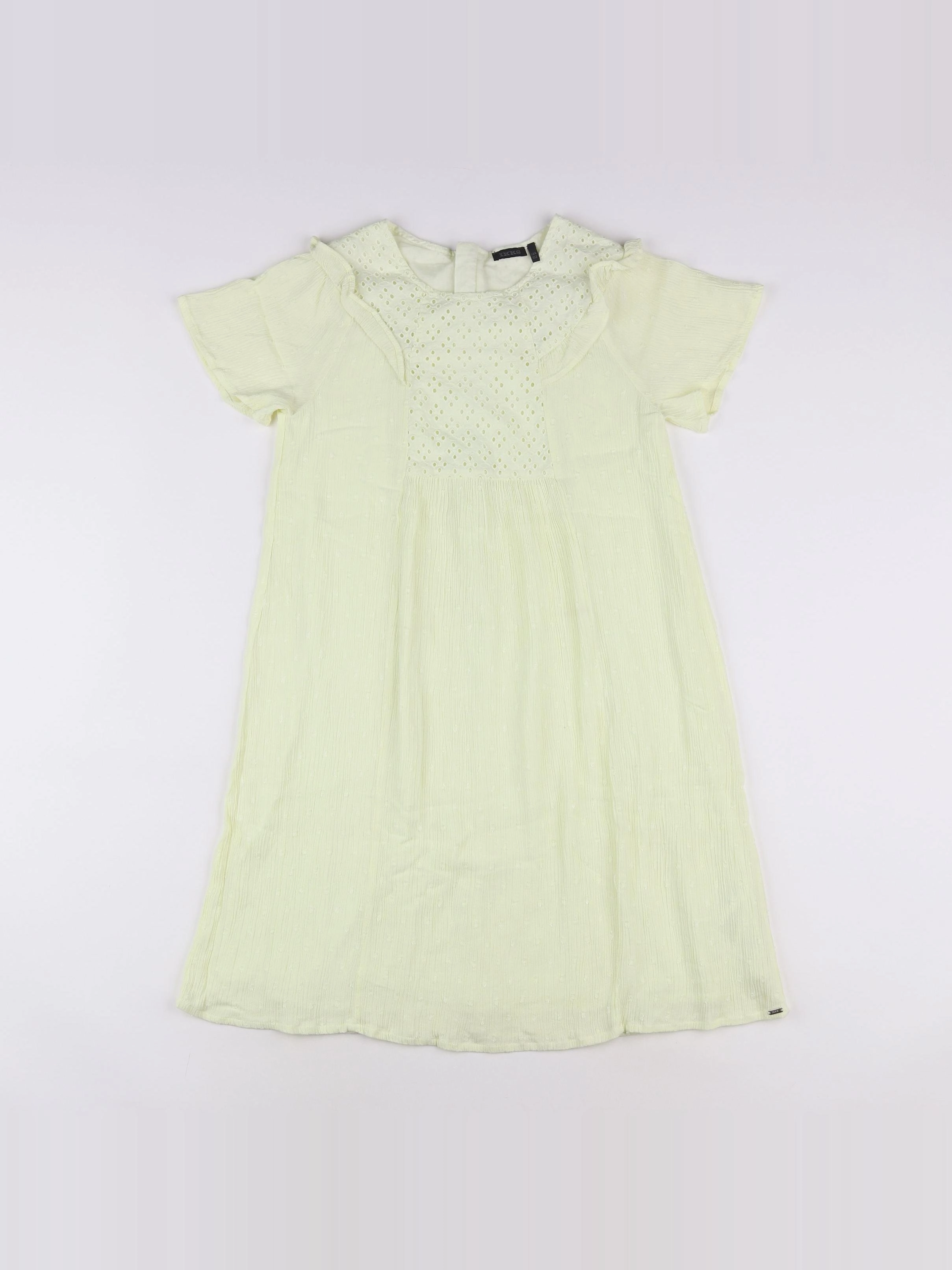 IKKS - robe jaune - 12 ans
