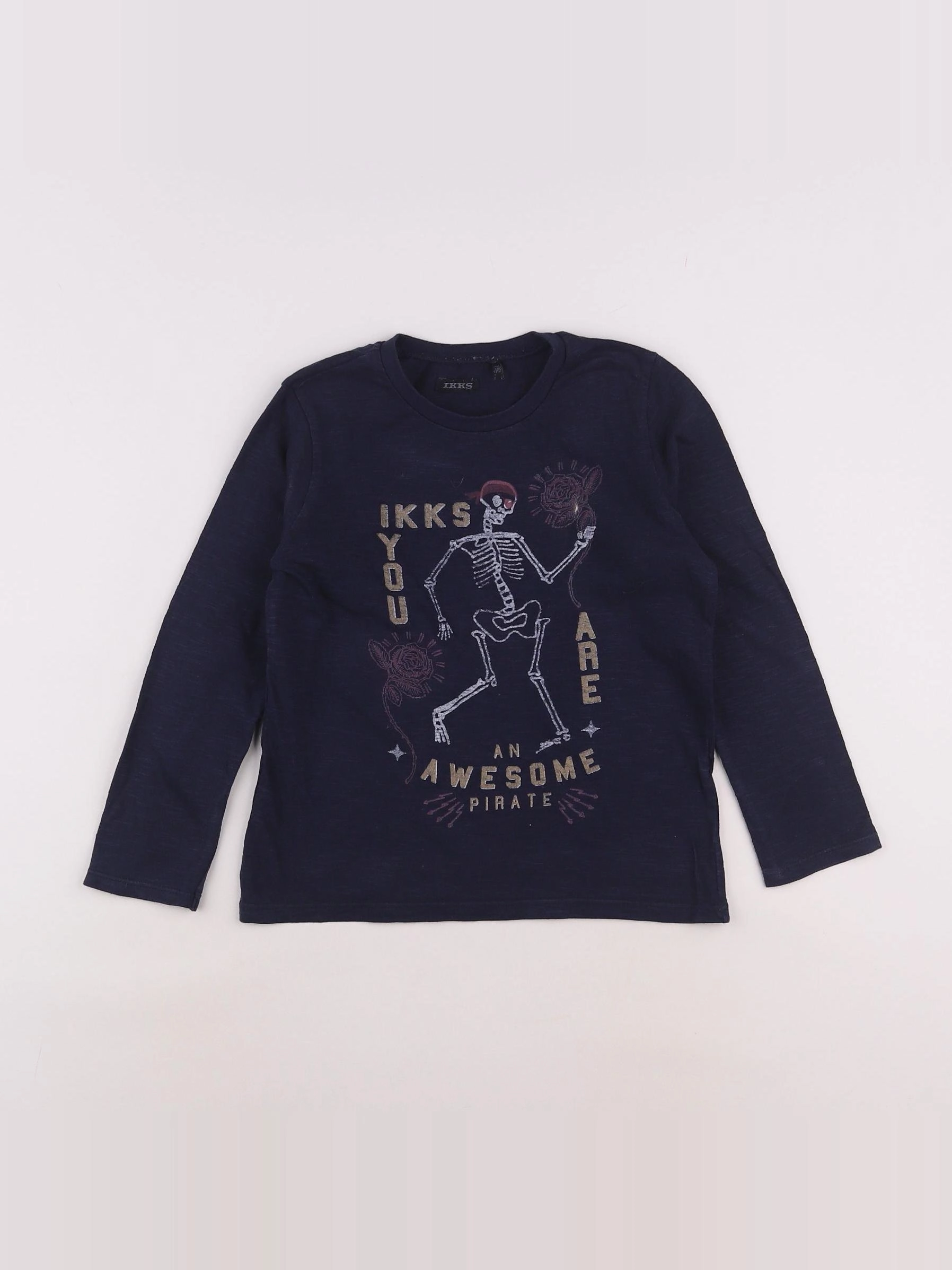IKKS - tee-shirt bleu - 5 ans