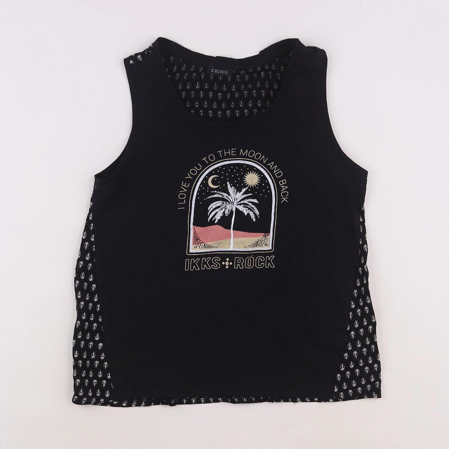 IKKS - tee-shirt noir - 10 ans