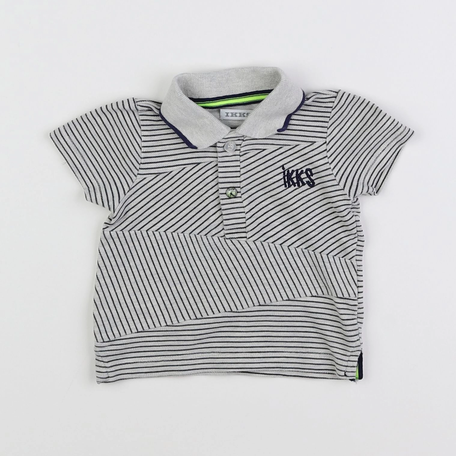 IKKS - polo gris - 3 mois