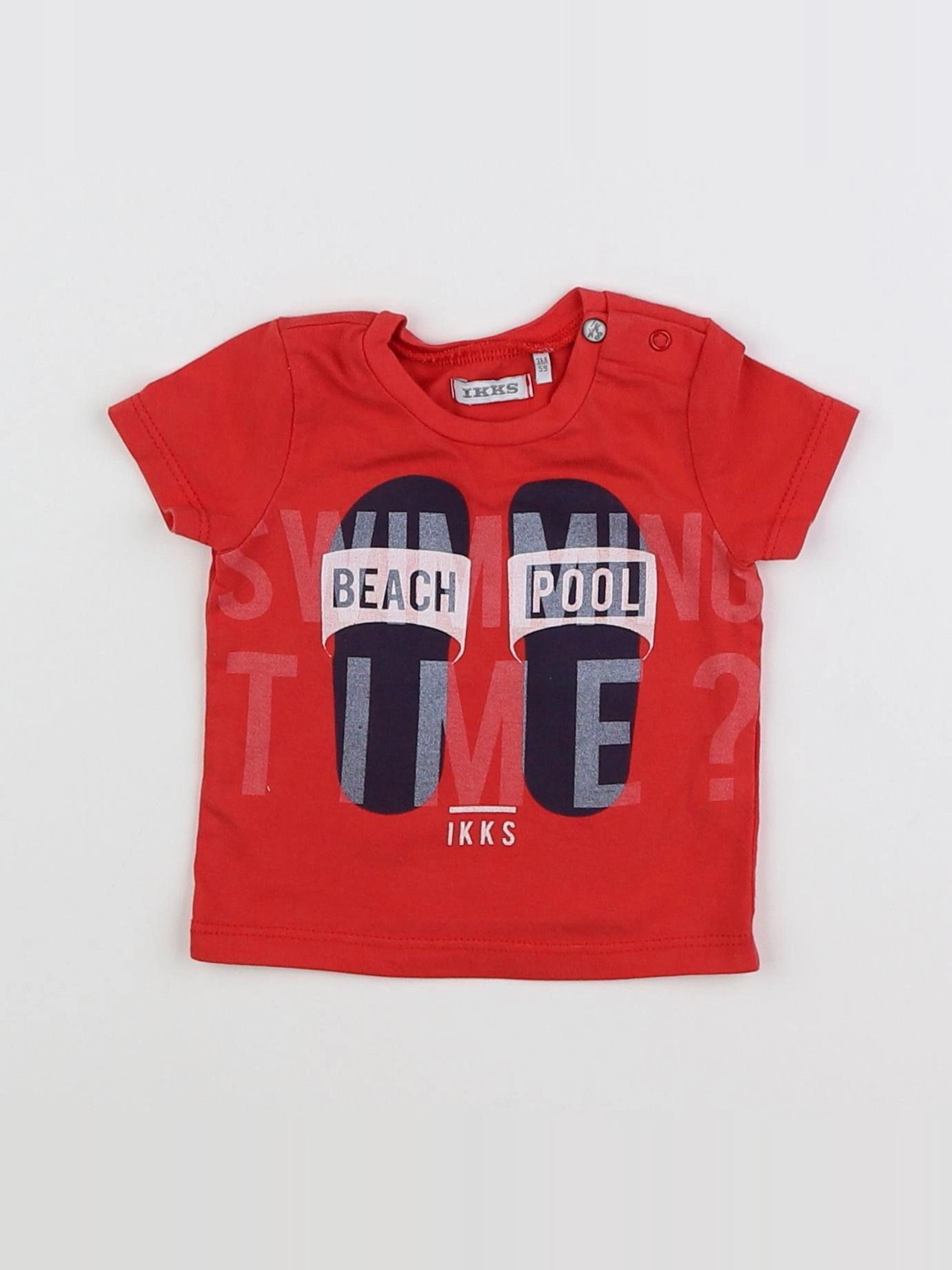 IKKS - tee-shirt rouge - 3 mois