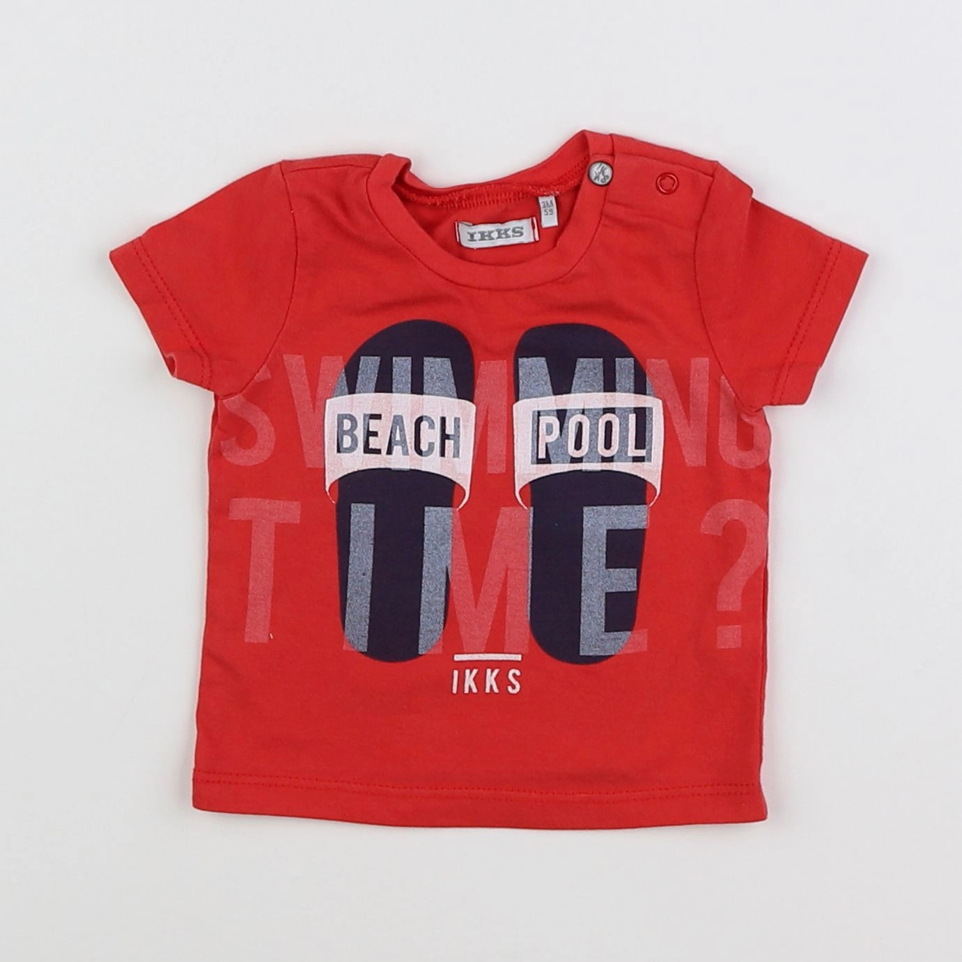 IKKS - tee-shirt rouge - 3 mois