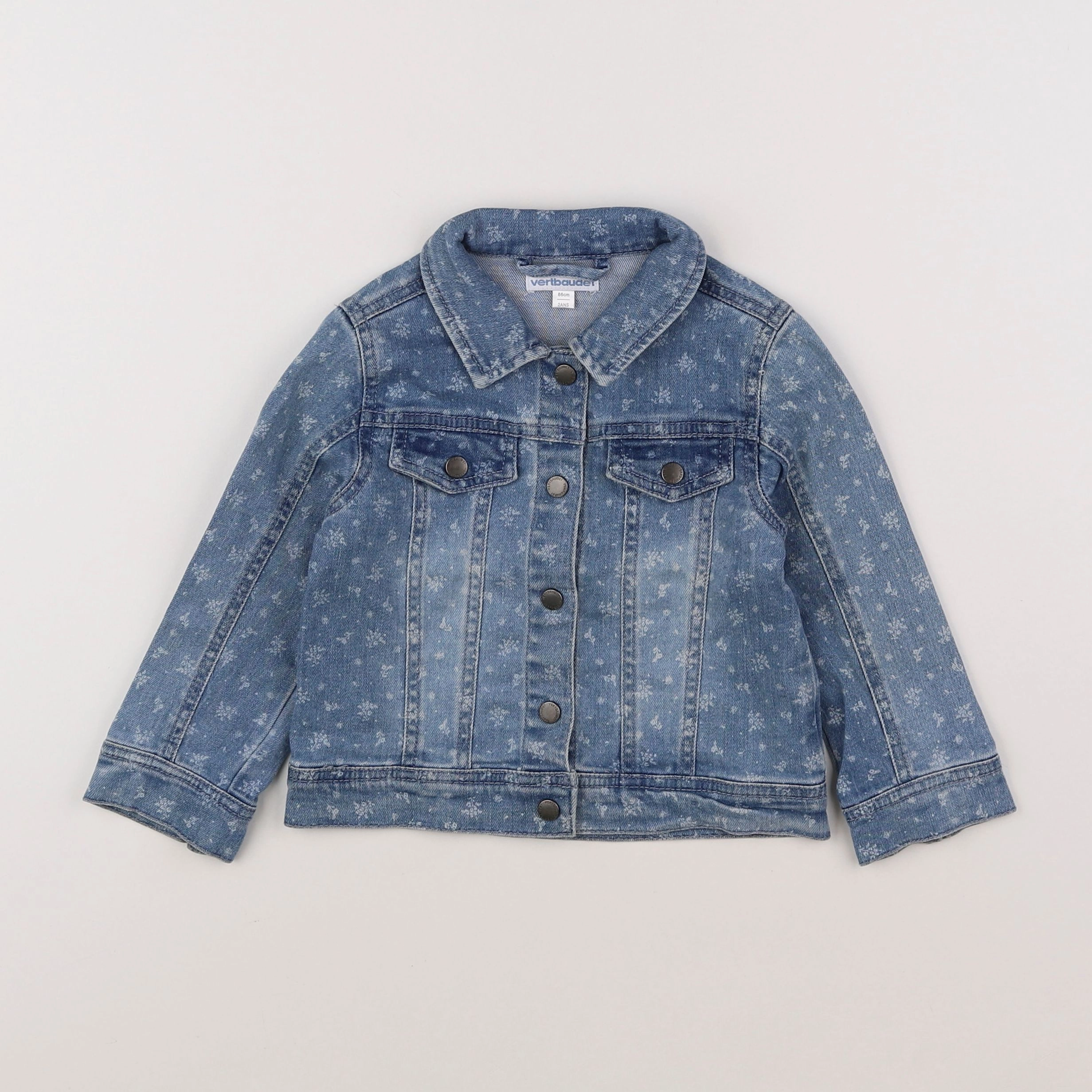 Vertbaudet - veste bleu - 2 ans