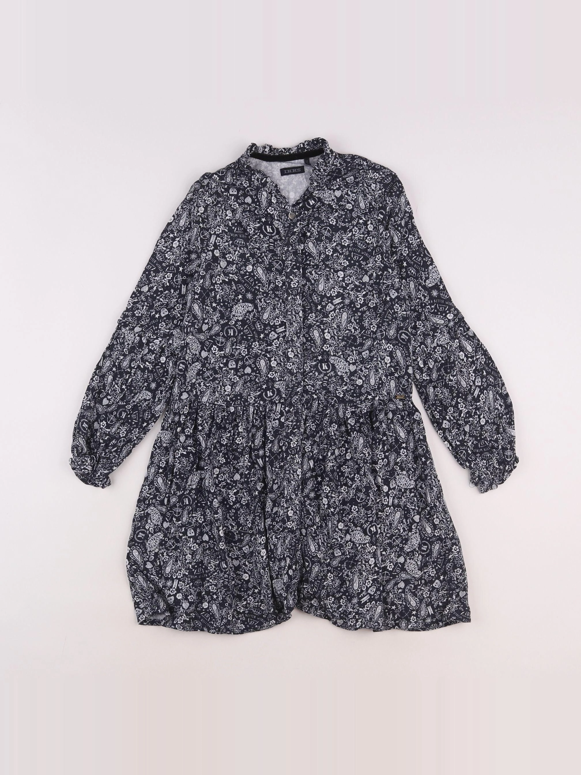 IKKS - robe noir - 6 ans