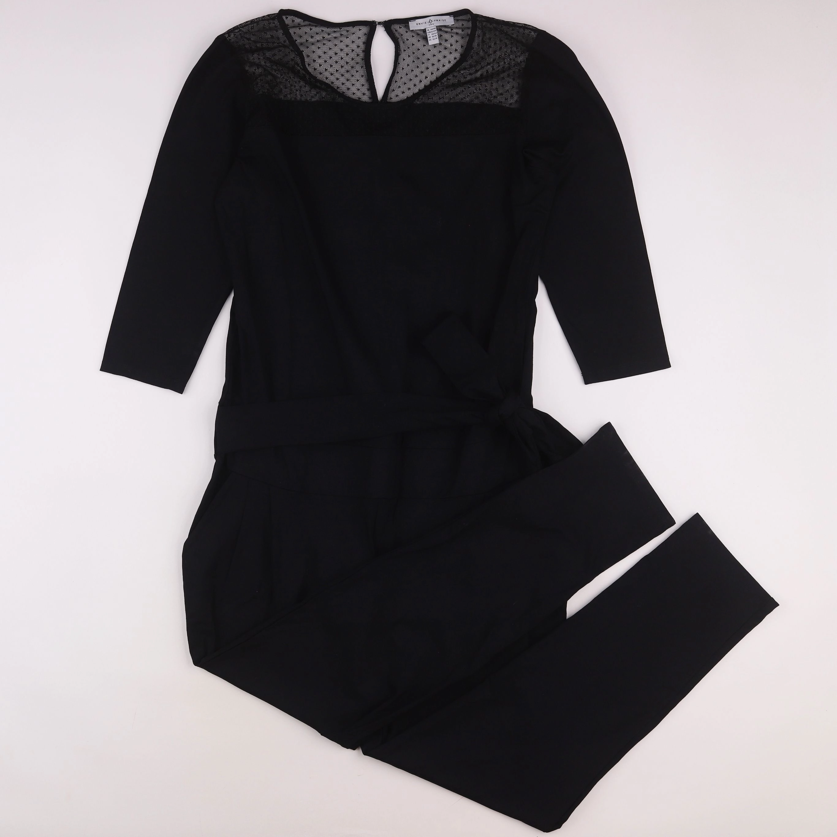 Envie de fraise - combinaison grossesse noir - 44 à 46