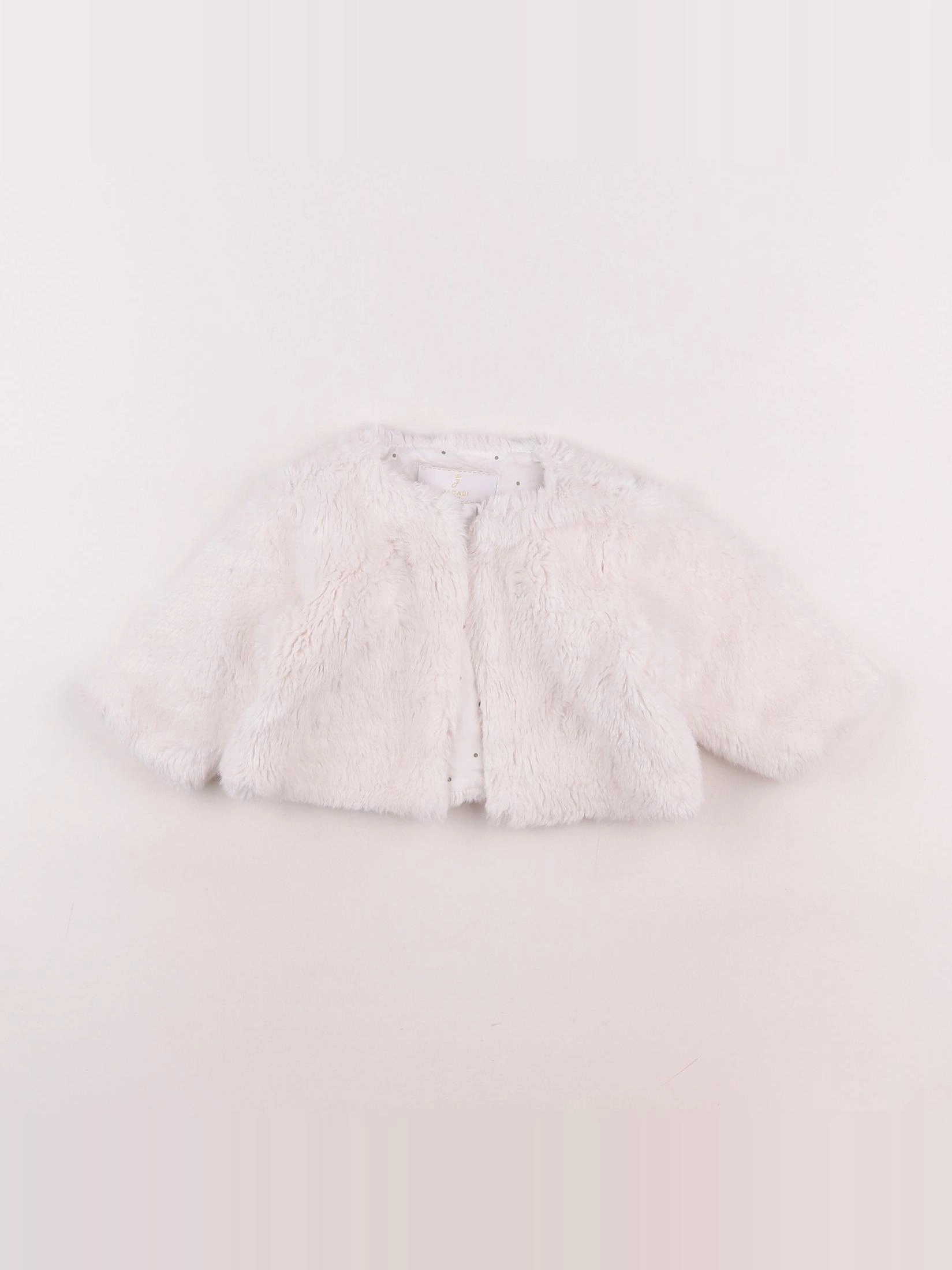Jacadi - gilet blanc - 6 mois