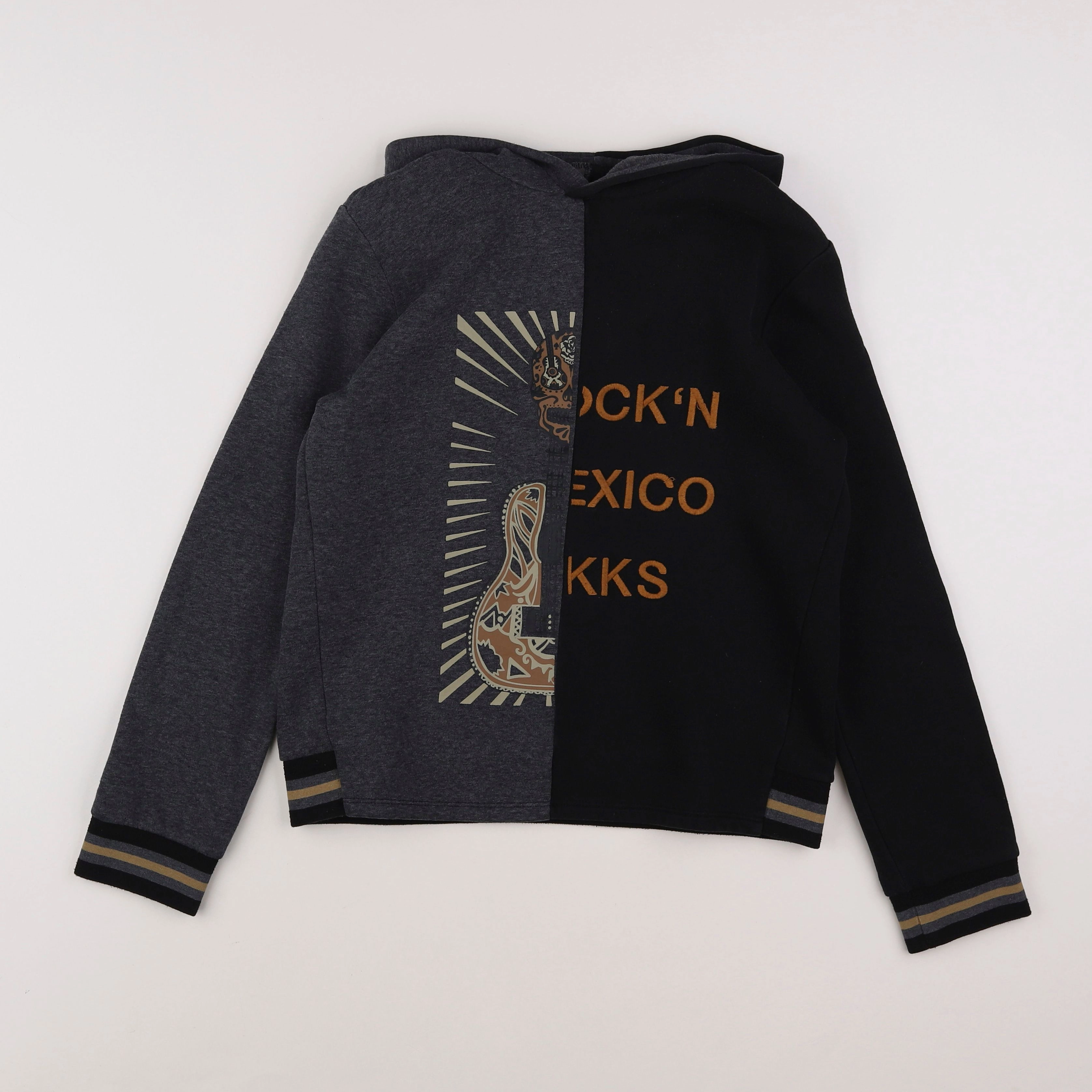 IKKS - sweat noir - 12 ans