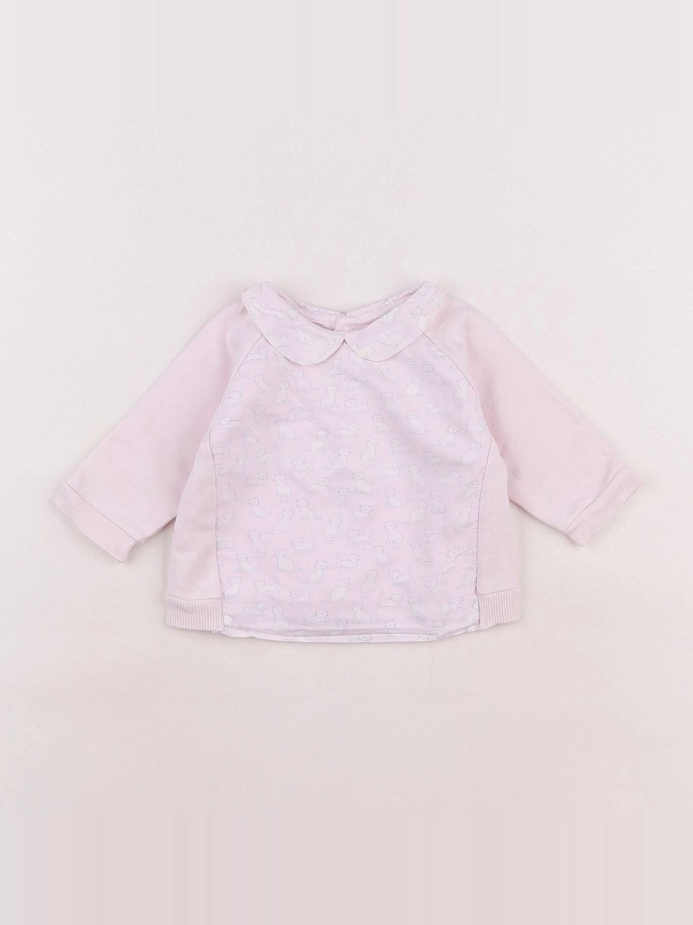 Jacadi - blouse rose - 6 mois