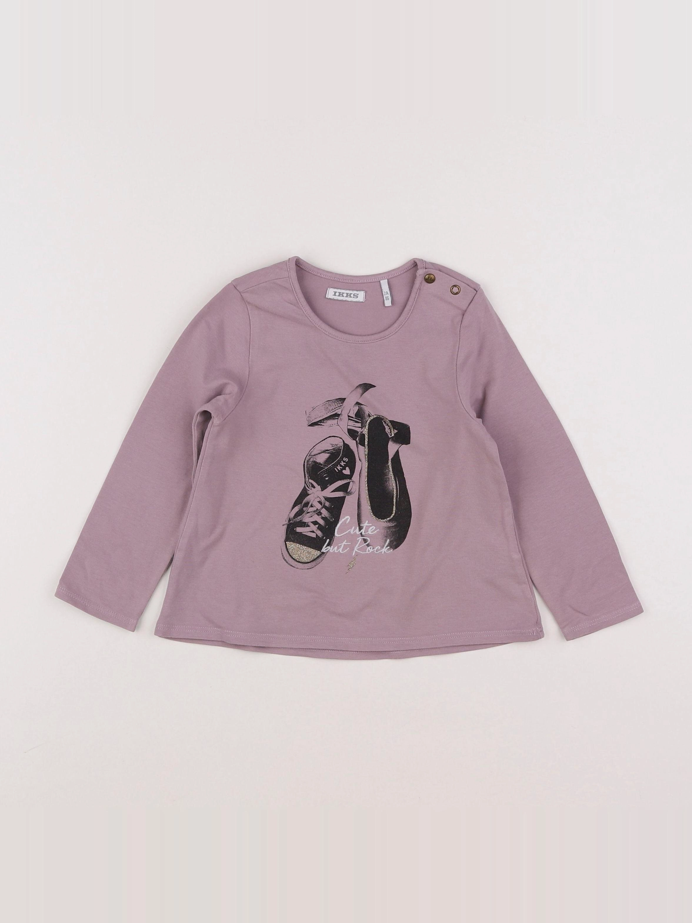 IKKS - tee-shirt rose - 2 ans