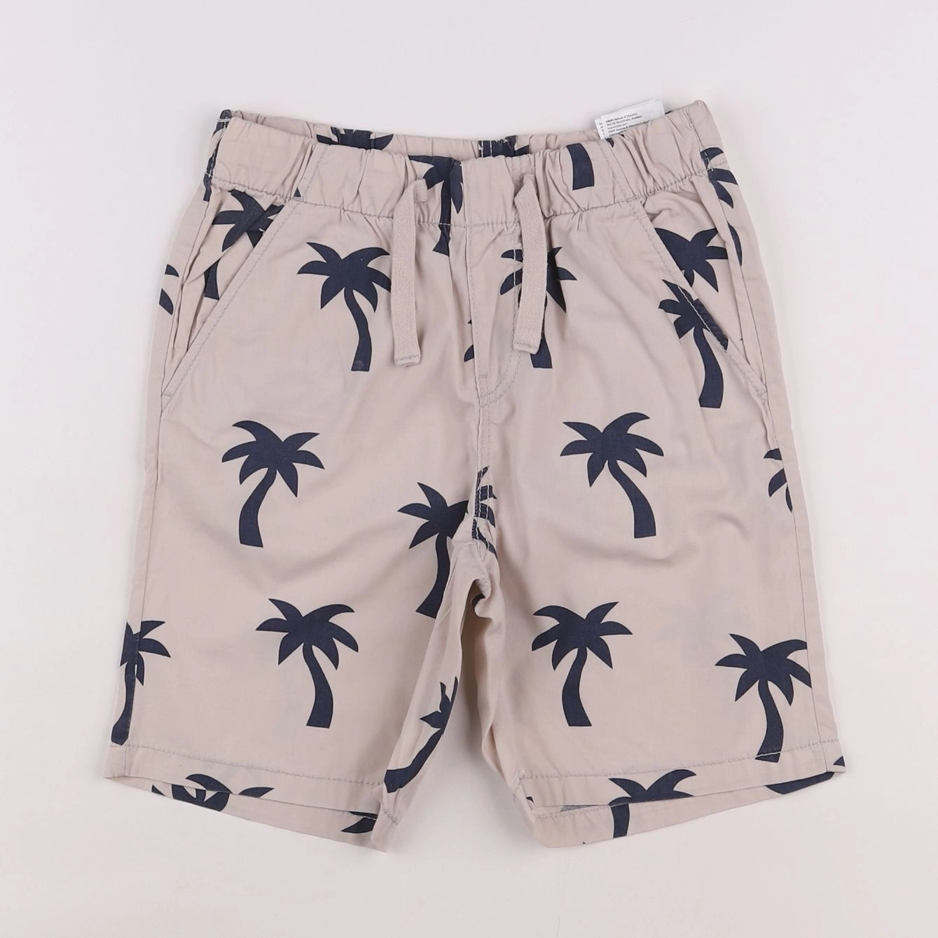 H&M - short marron - 7/8 ans