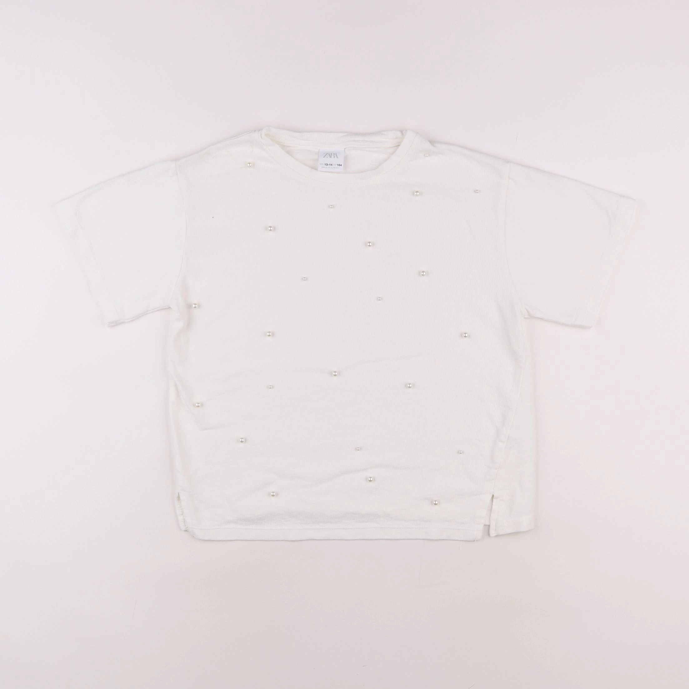 Zara - tee-shirt blanc - 13/14 ans