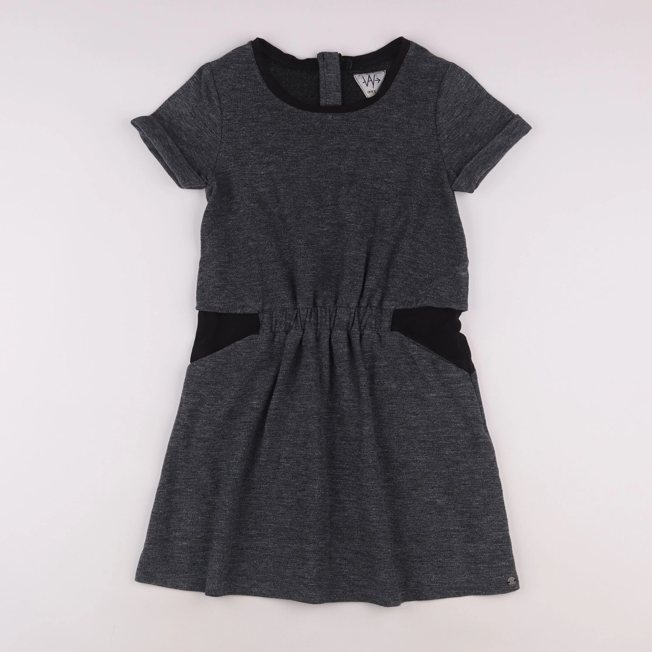 IKKS - robe gris - 10 ans