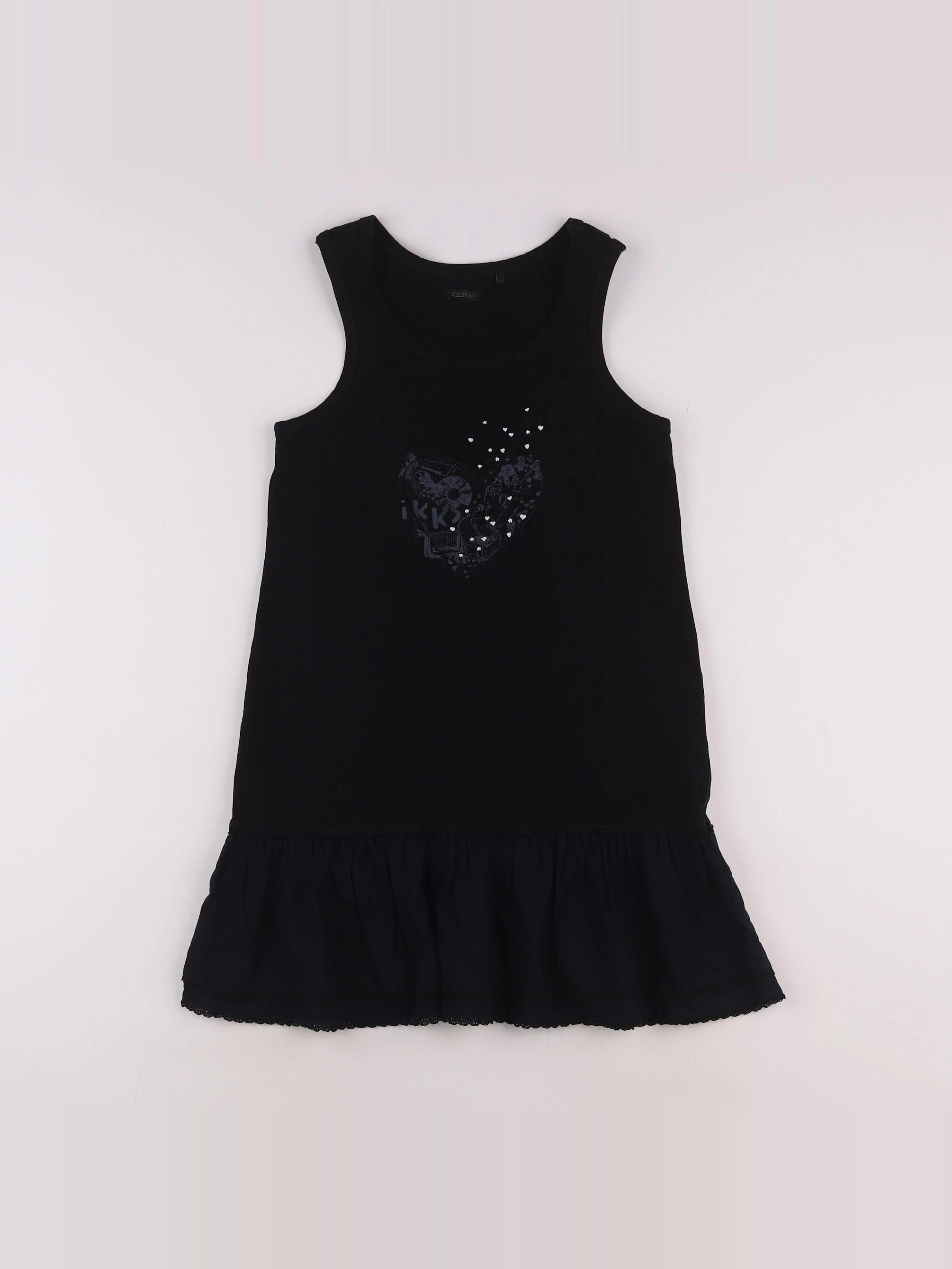 IKKS - robe noir - 10 ans