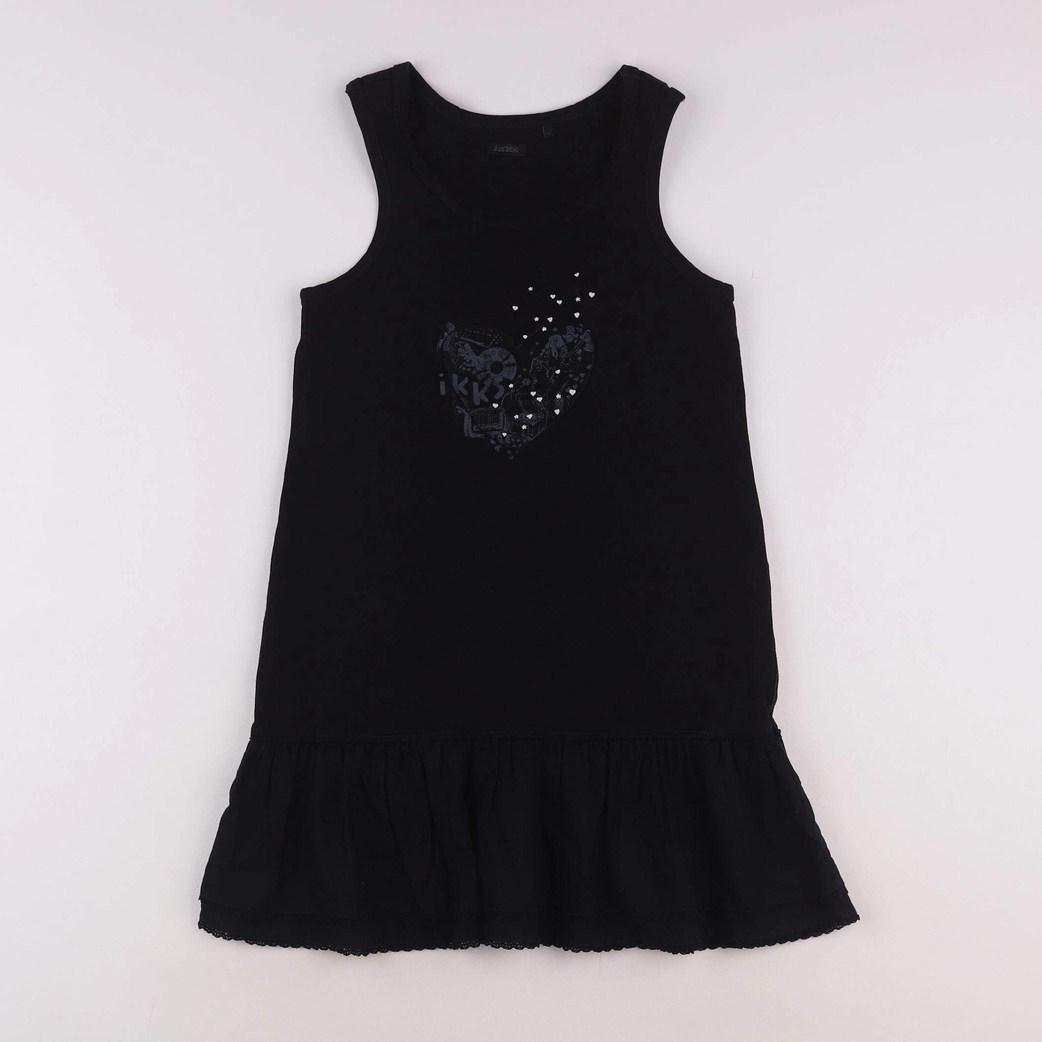 IKKS - robe noir - 10 ans