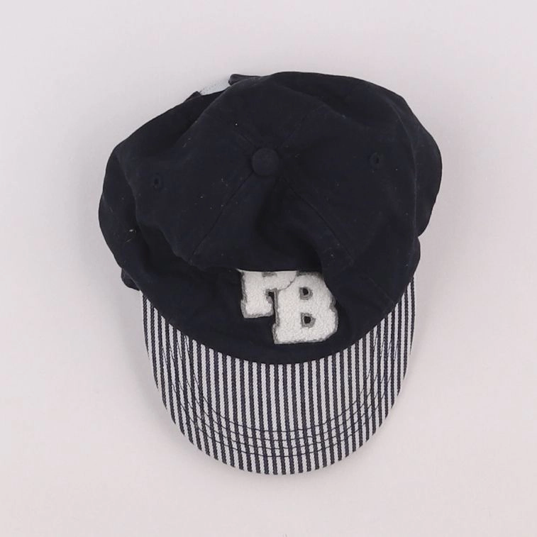 Petit Bateau - casquette bleu - 6/12 mois