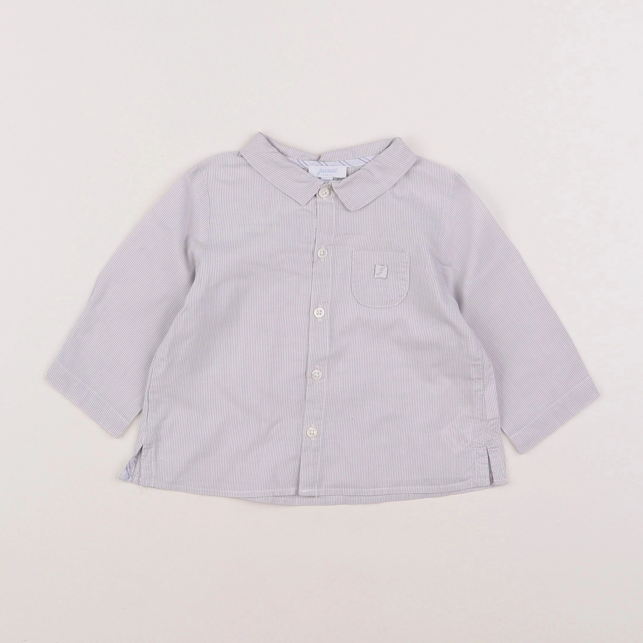 Jacadi - chemise blanc, beige - 6 mois