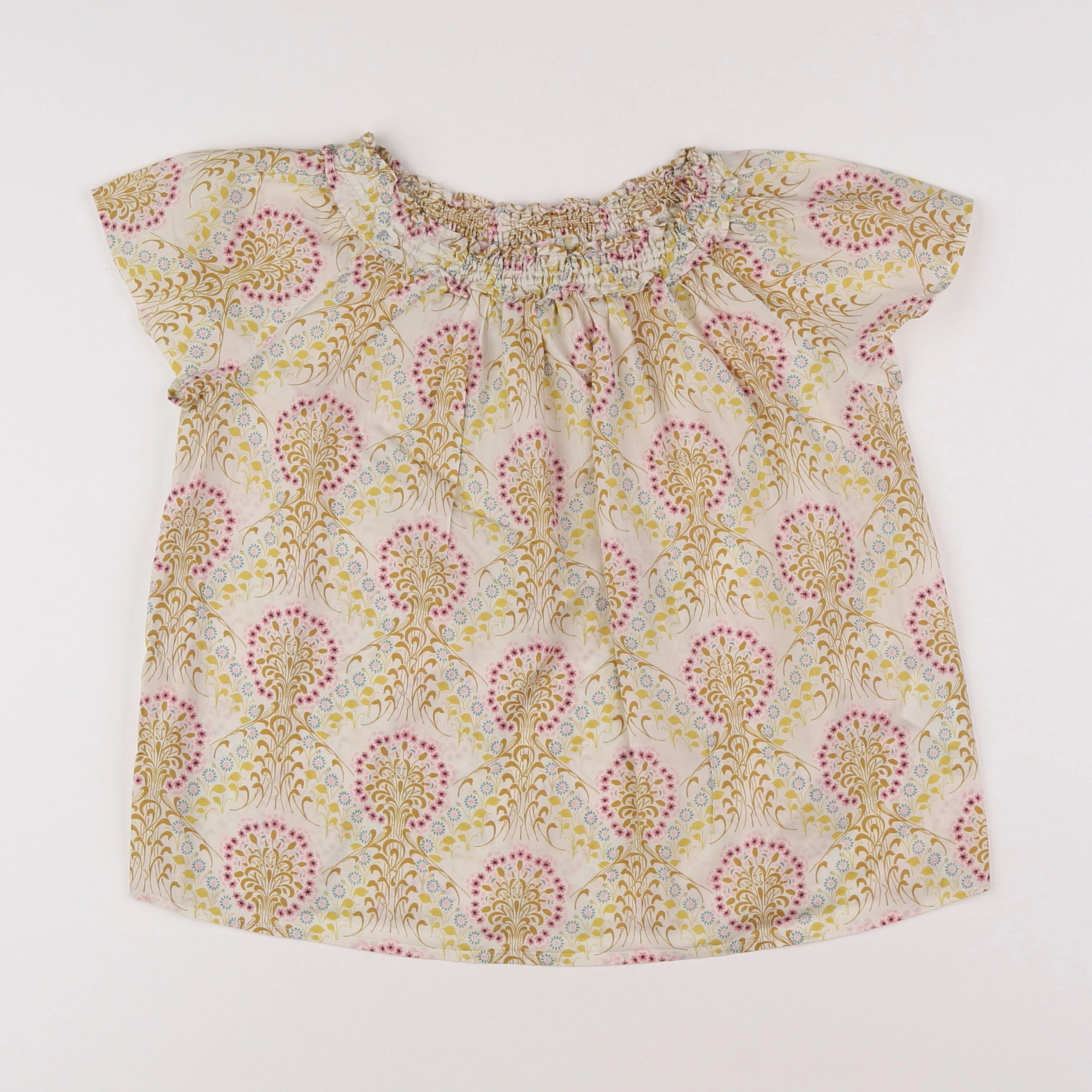 Bonpoint - blouse beige - 8 ans
