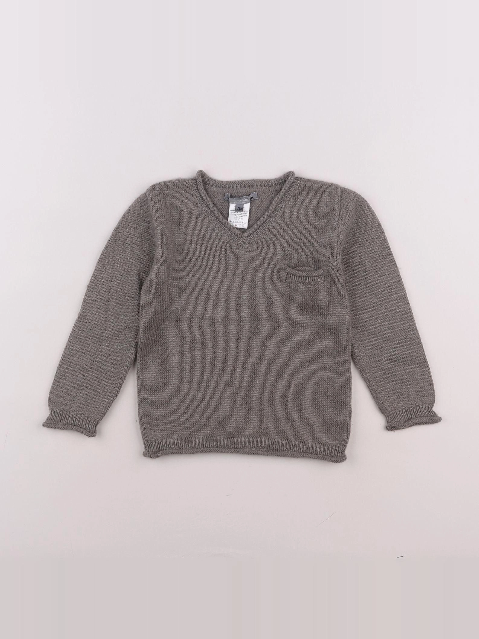 Bonpoint - pull gris - 3 mois