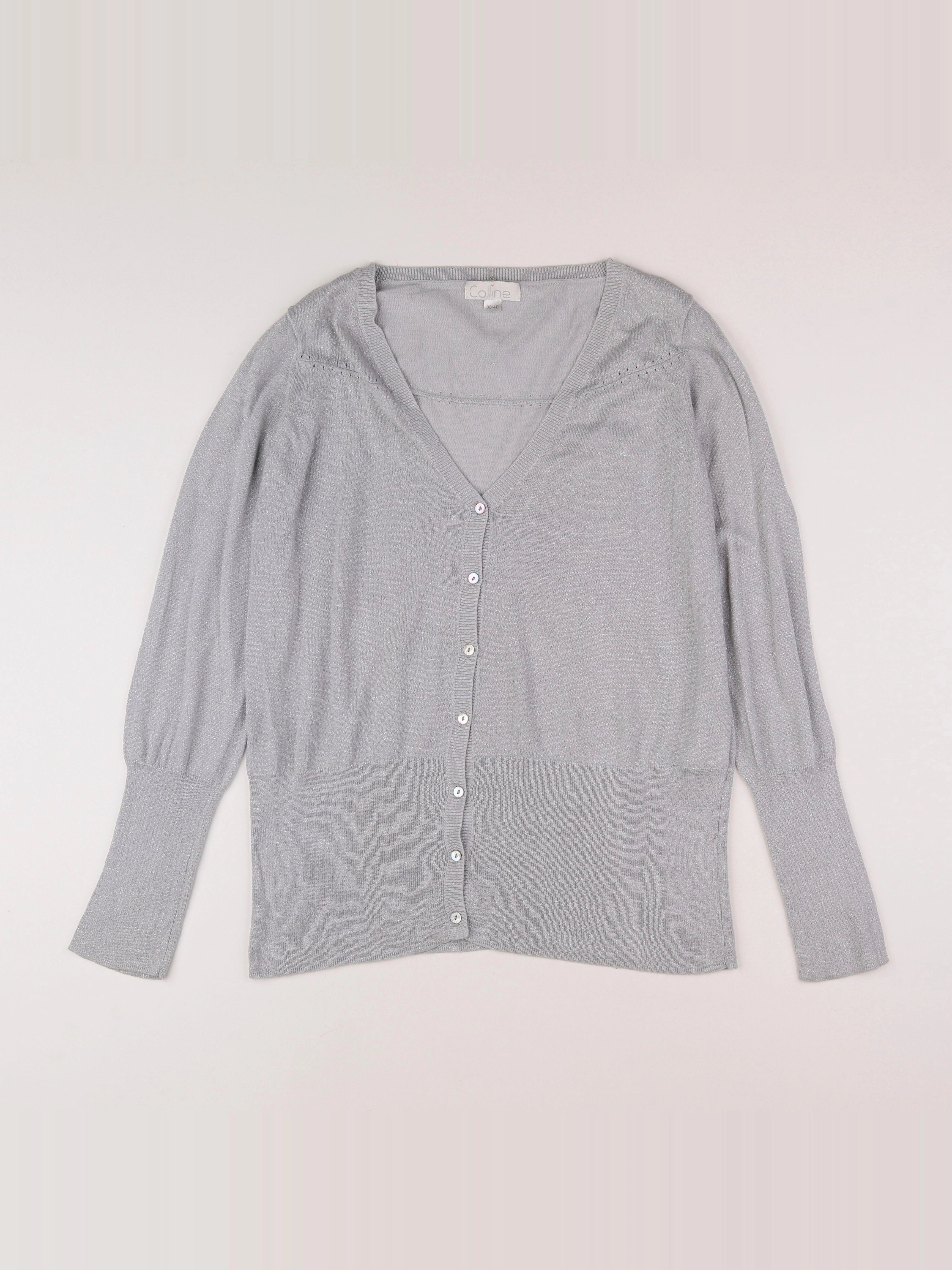 Vertbaudet - gilet grossesse gris, argent - 38 à 40
