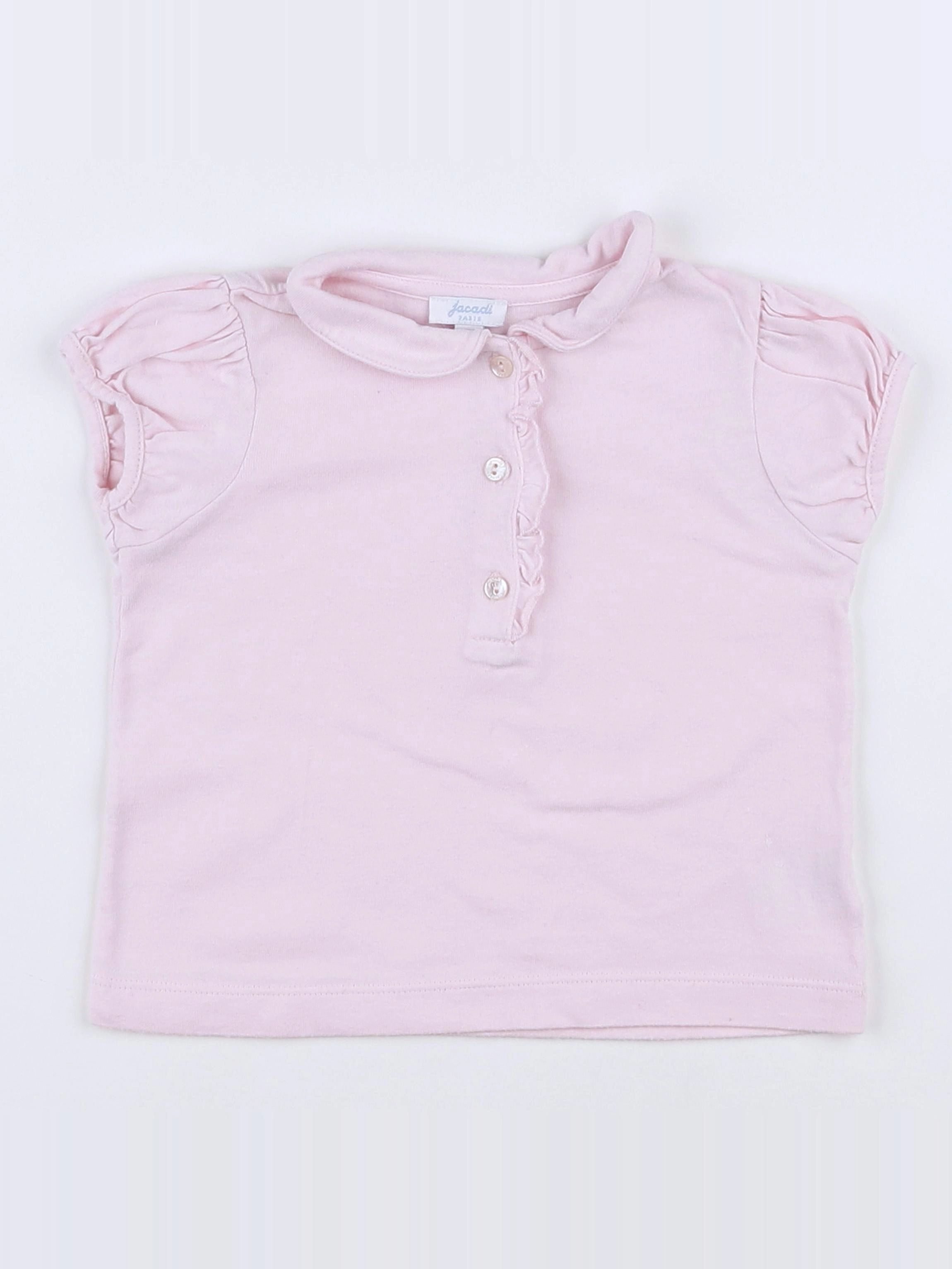 Jacadi - tee-shirt rose - 18 mois