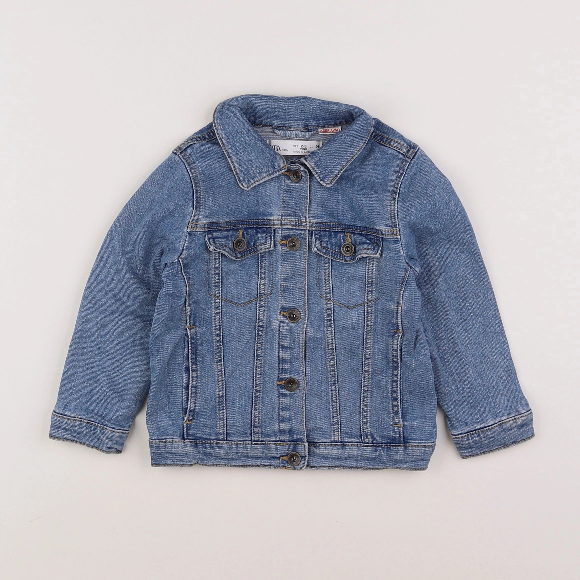 Zara - veste bleu - 2/3 ans