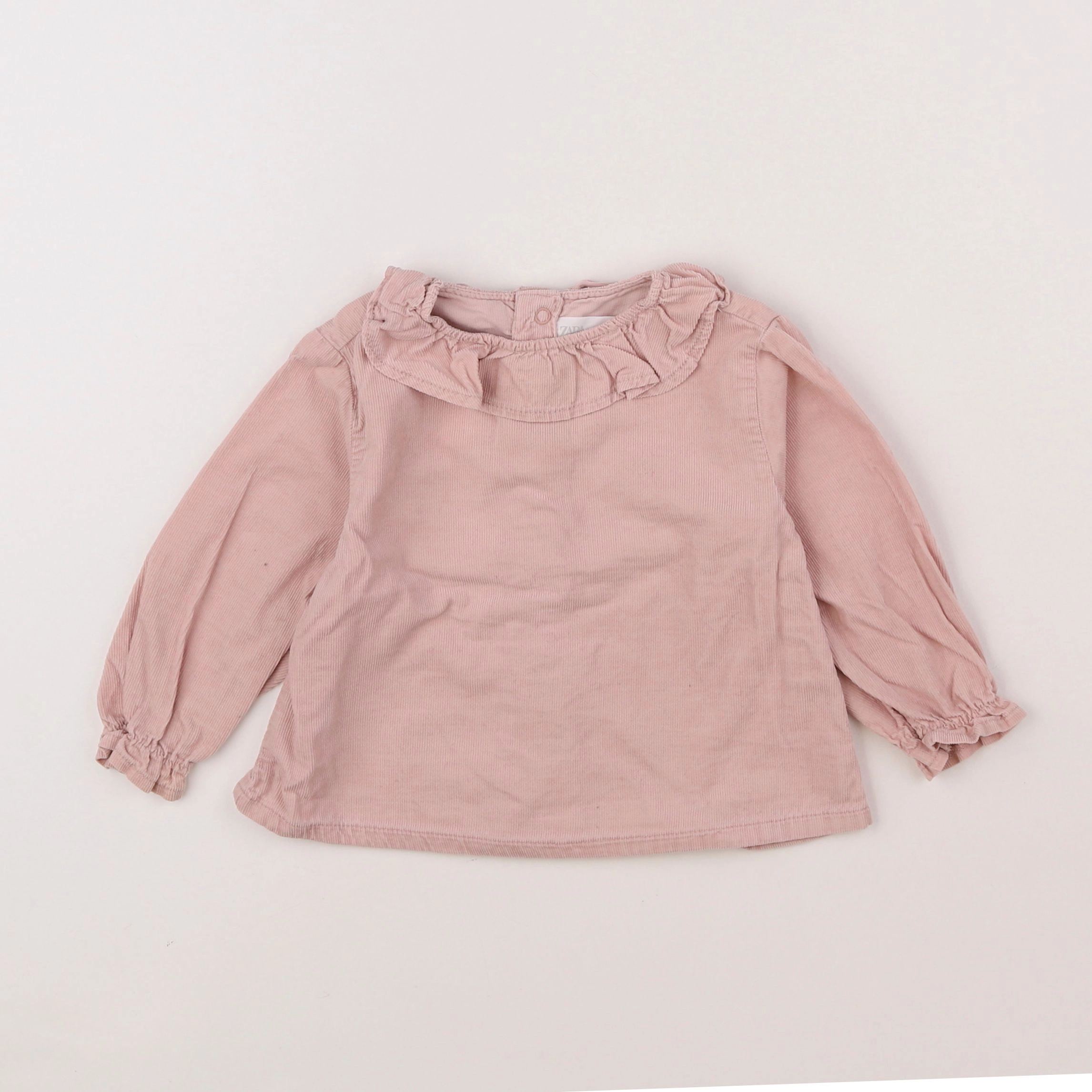 Zara - blouse rose - 9/12 mois
