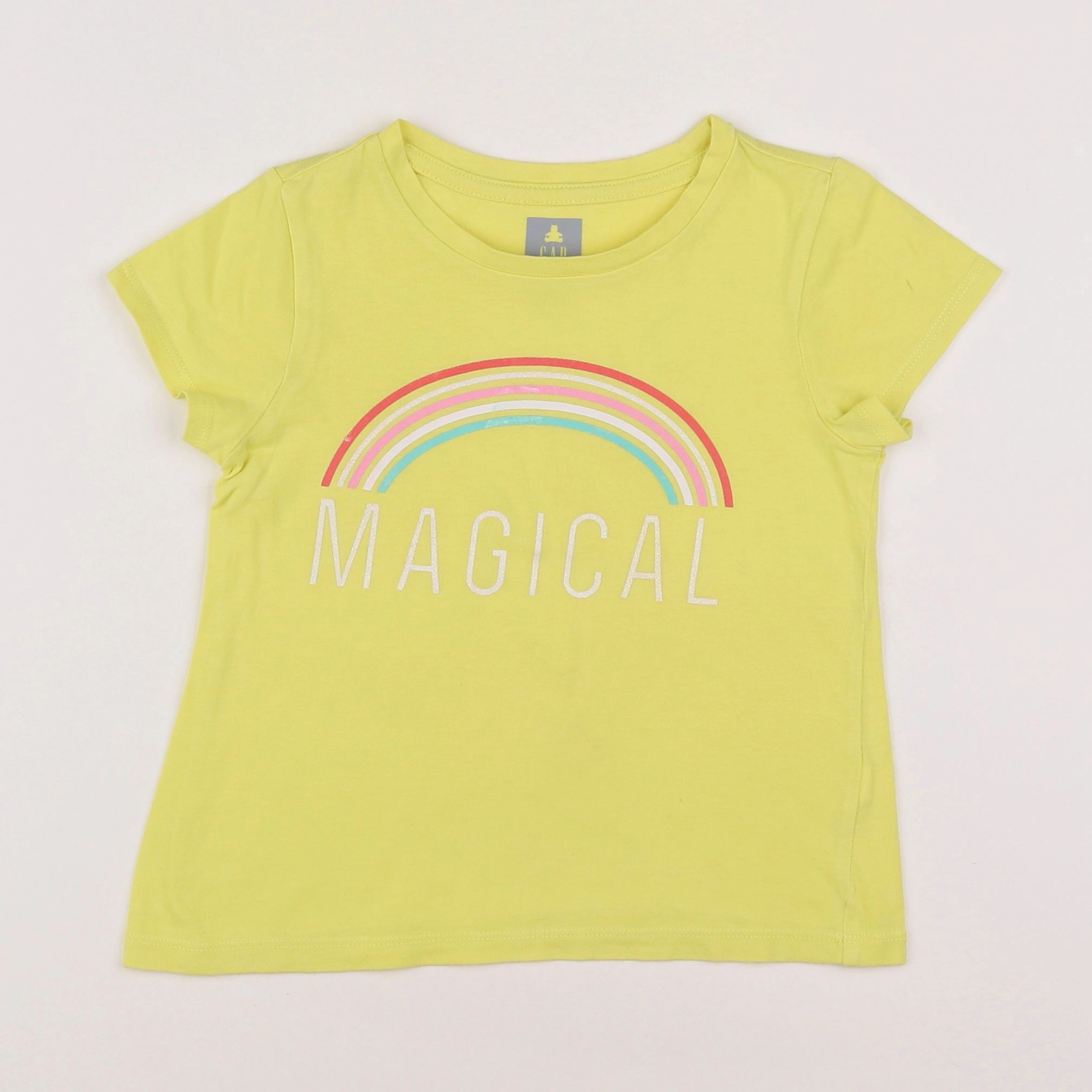 GAP - tee-shirt jaune - 4 ans