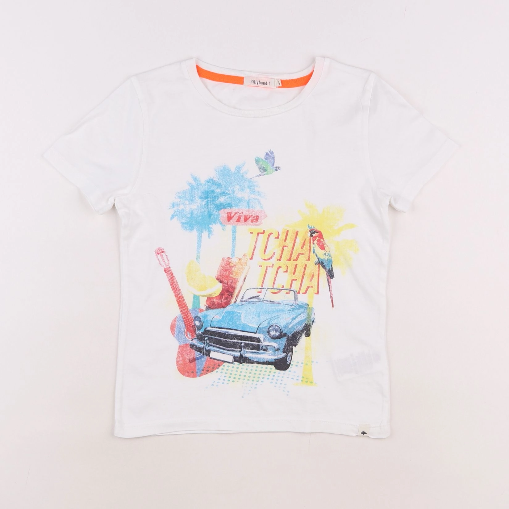 Billy Bandit - tee-shirt blanc - 8 ans