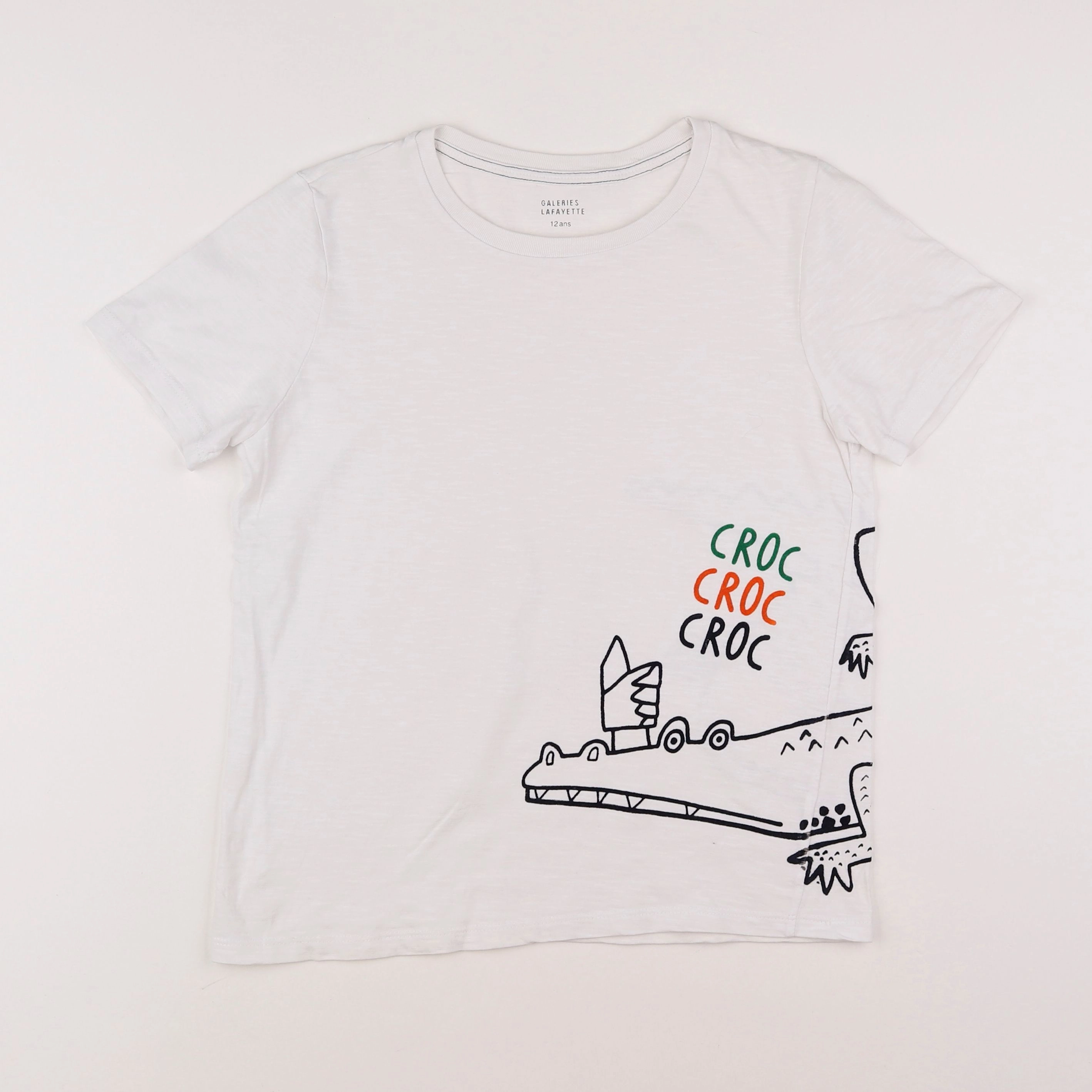 Galeries Lafayette - tee-shirt blanc - 12 ans