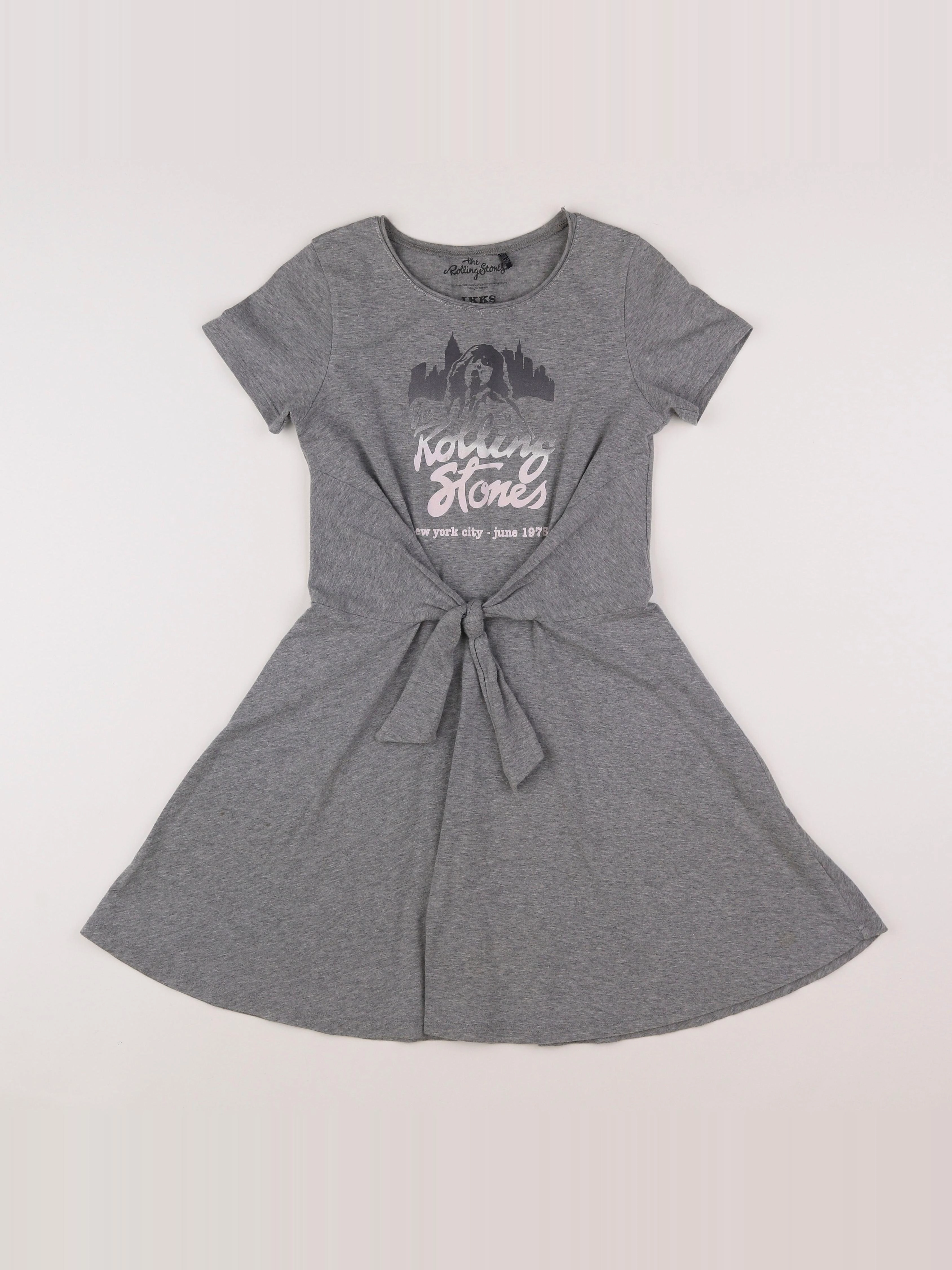 IKKS - robe gris - 10 ans