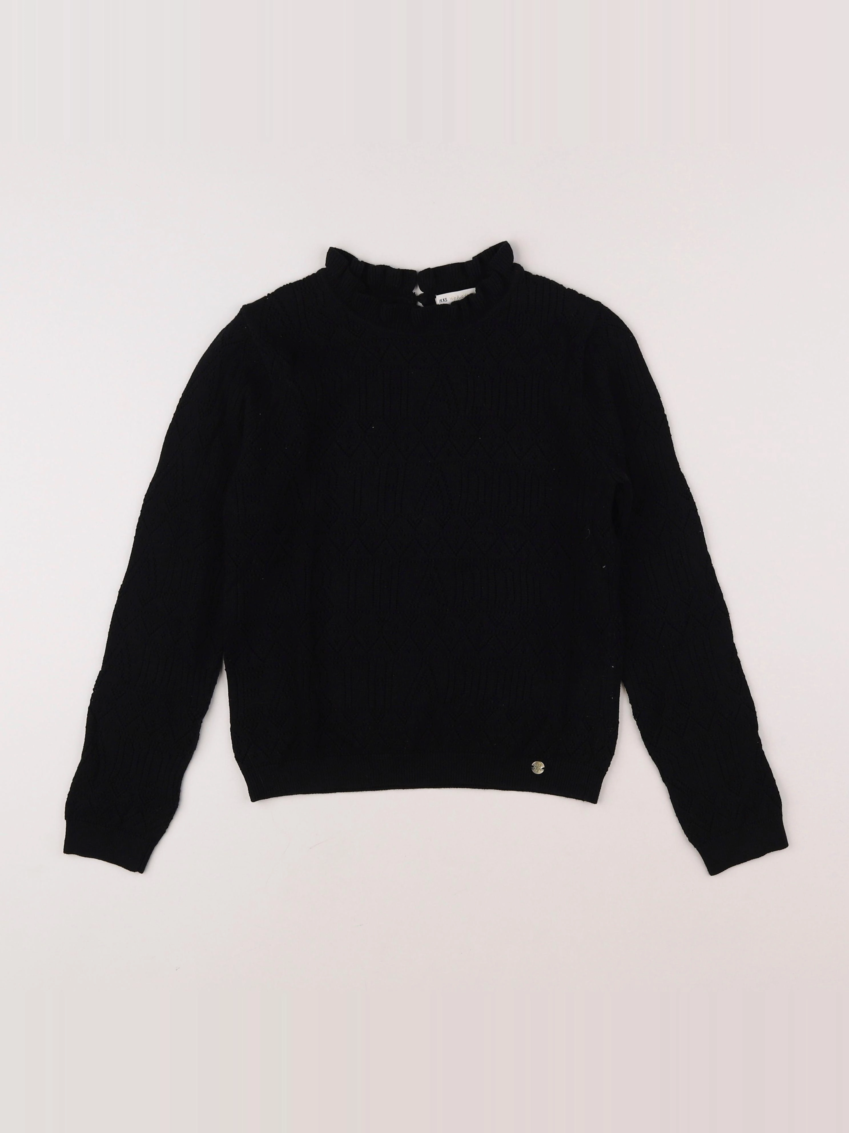IKKS - pull noir - 10 ans