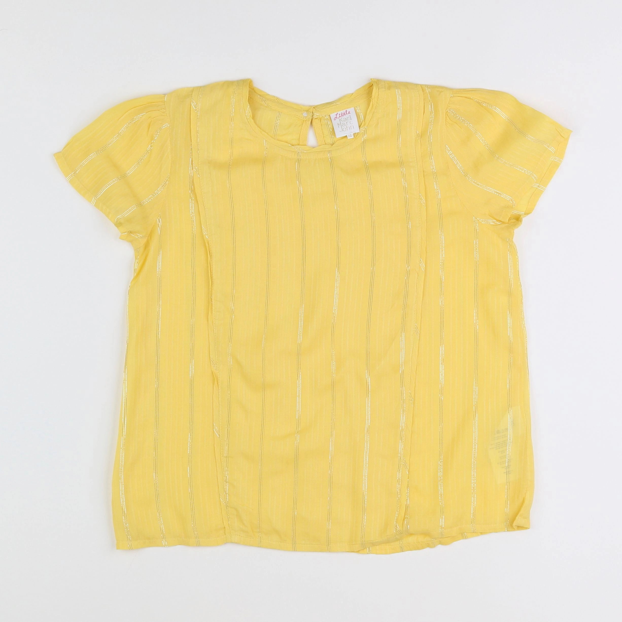 Little marc jacobs - blouse jaune, or - 12 ans