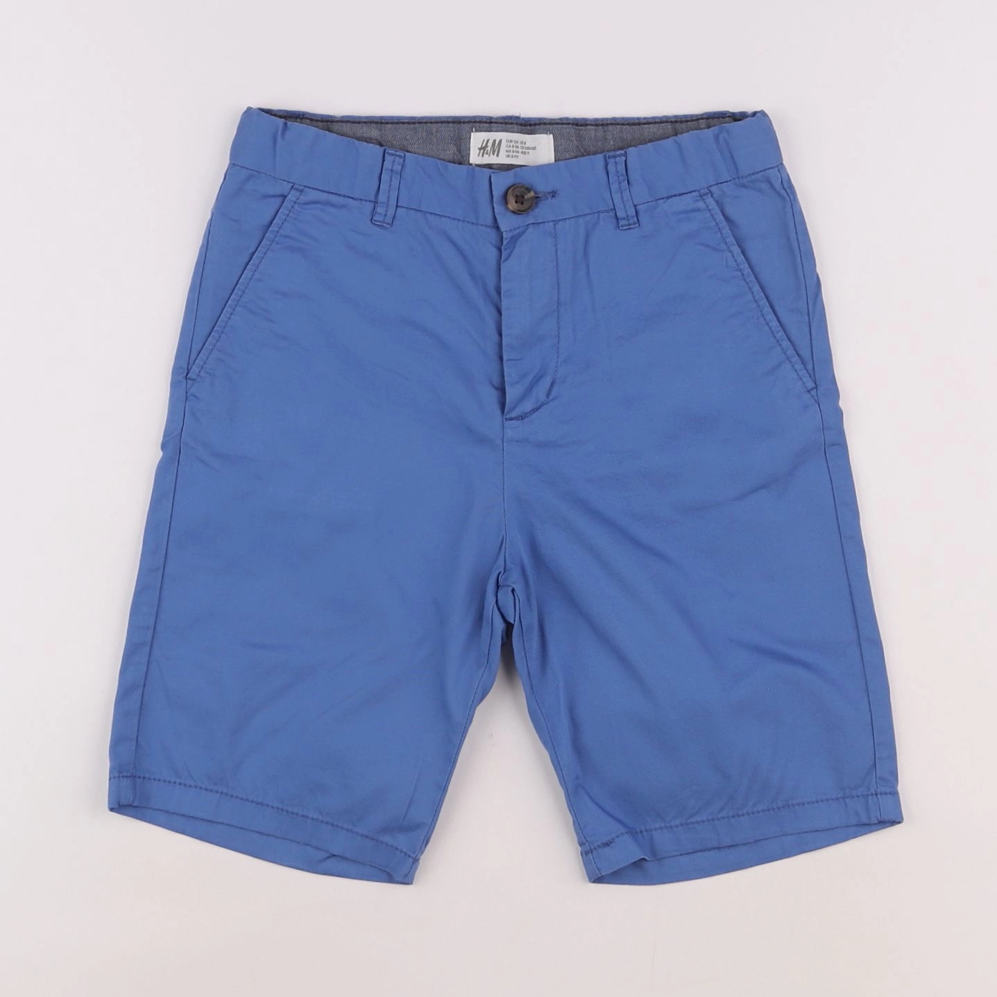 H&M - short bleu - 8/9 ans