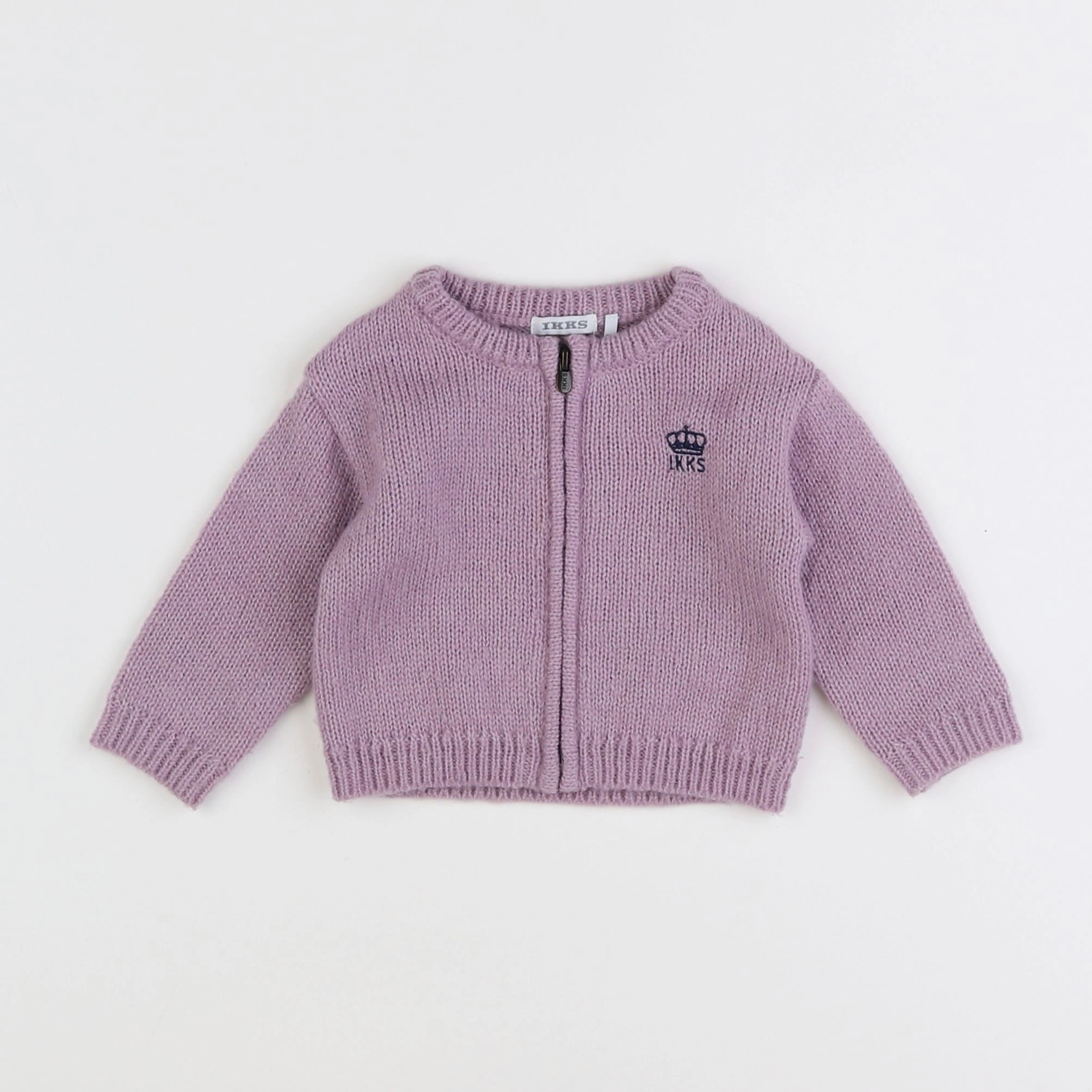 IKKS - gilet violet - 6 mois