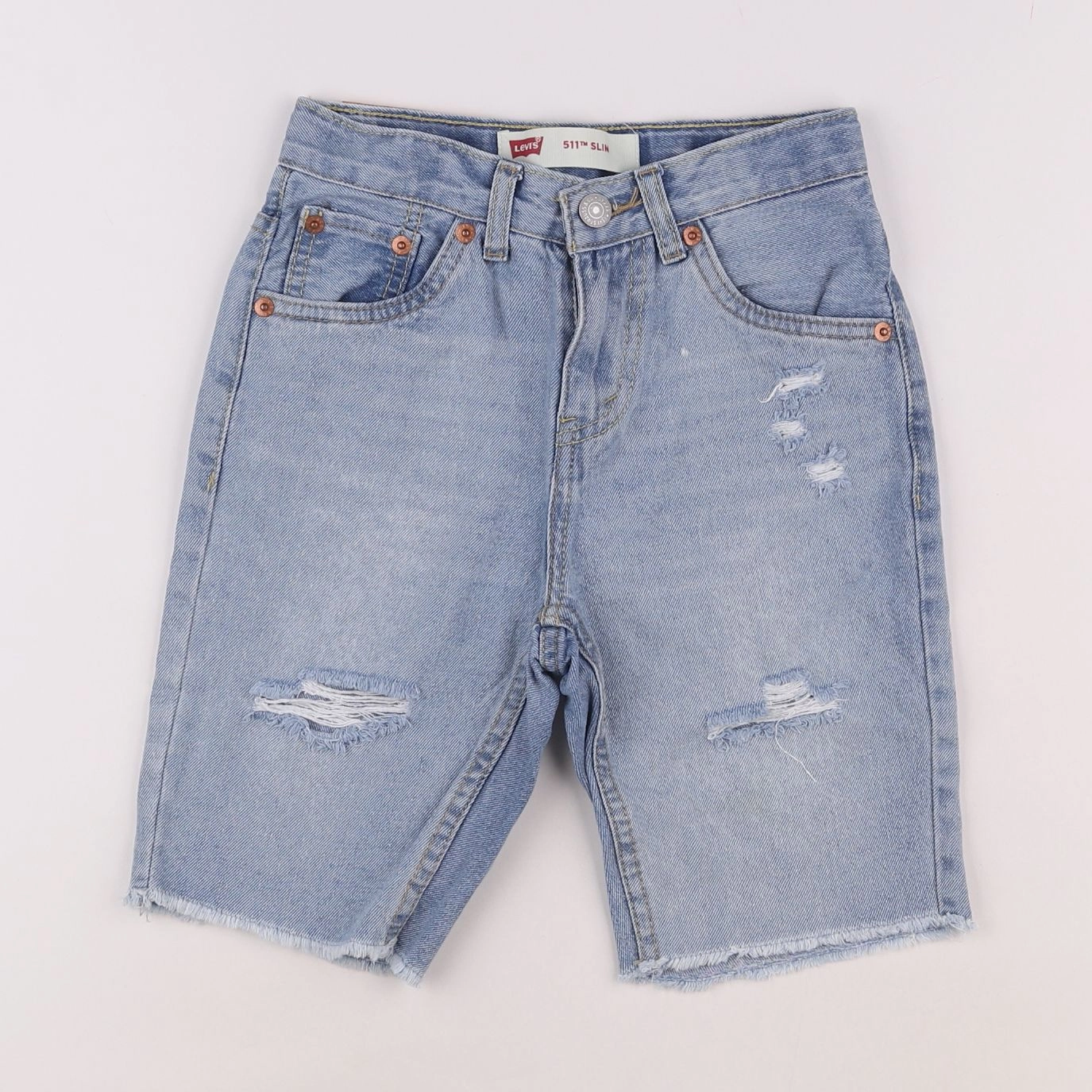 Levi's - short bleu - 7/8 ans