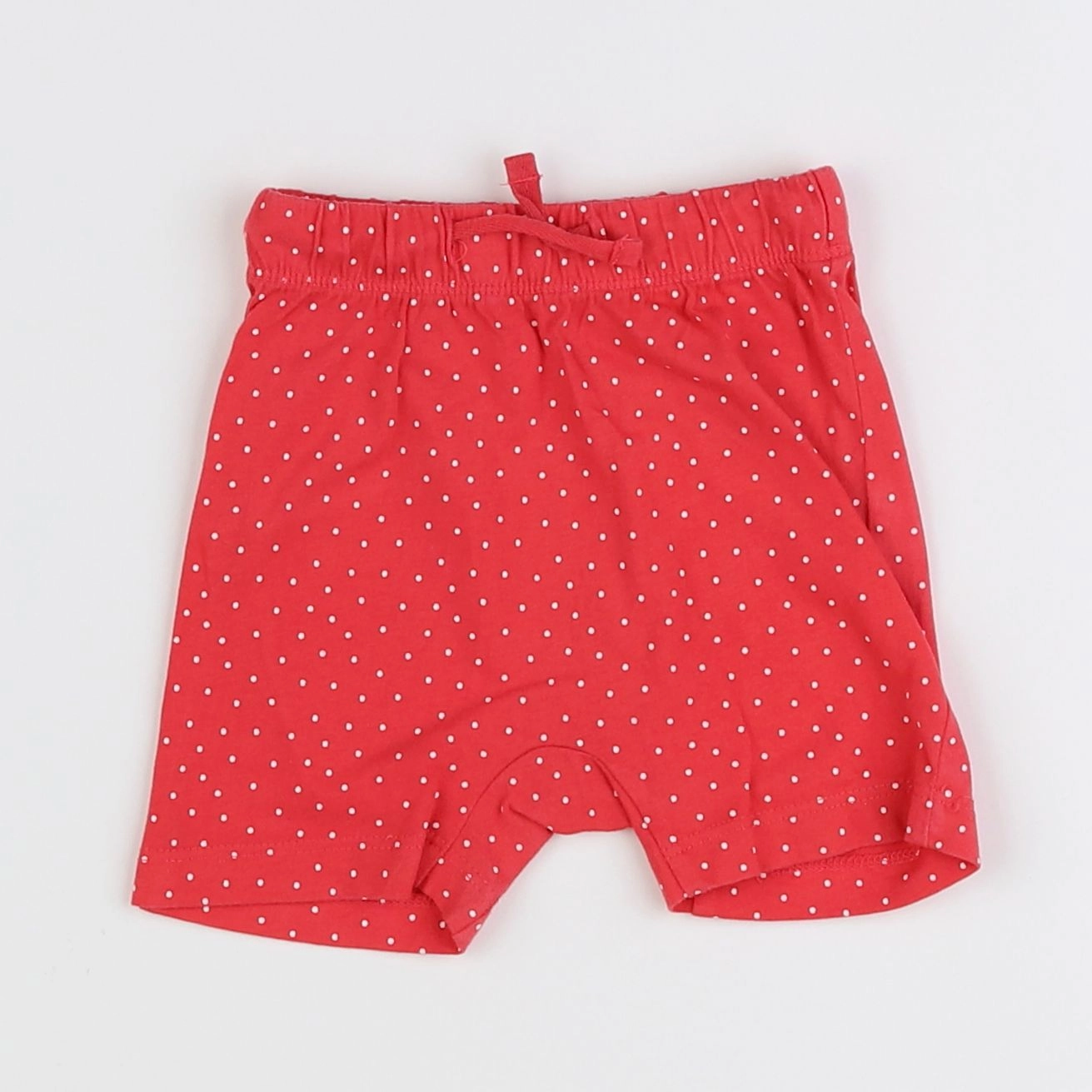 H&M - short rouge - 3/6 mois