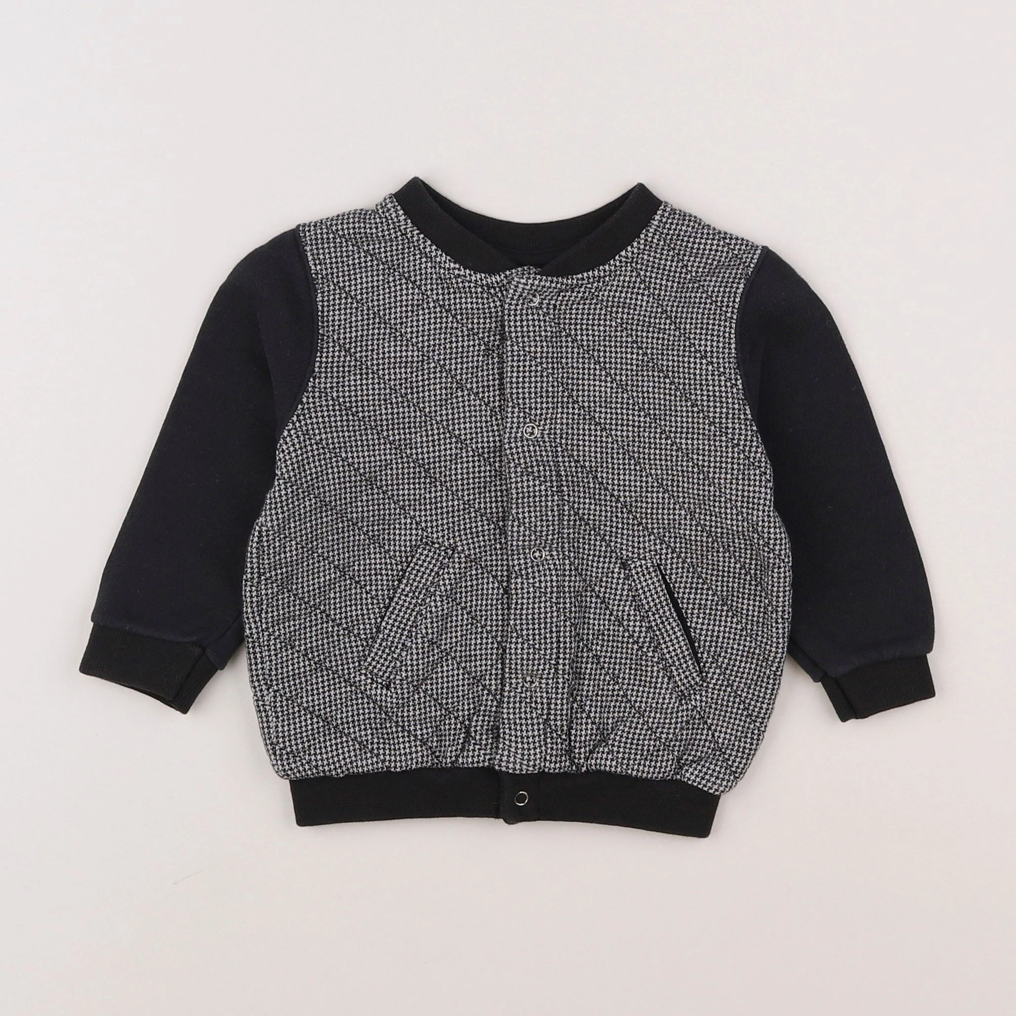 Petit Bateau - sweat gris - 12 mois