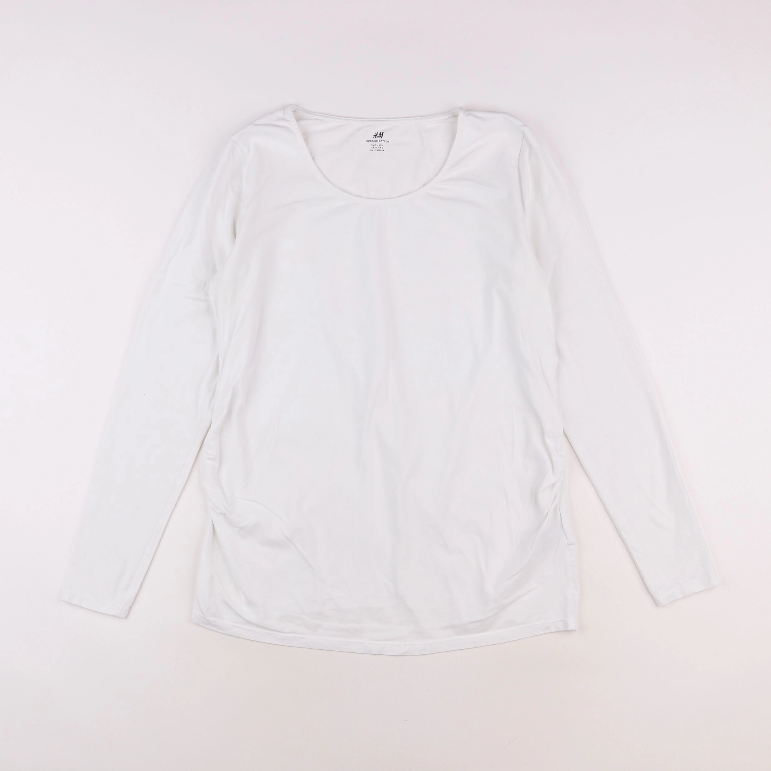 H&M - tee-shirt grossesse blanc - 42 à 44