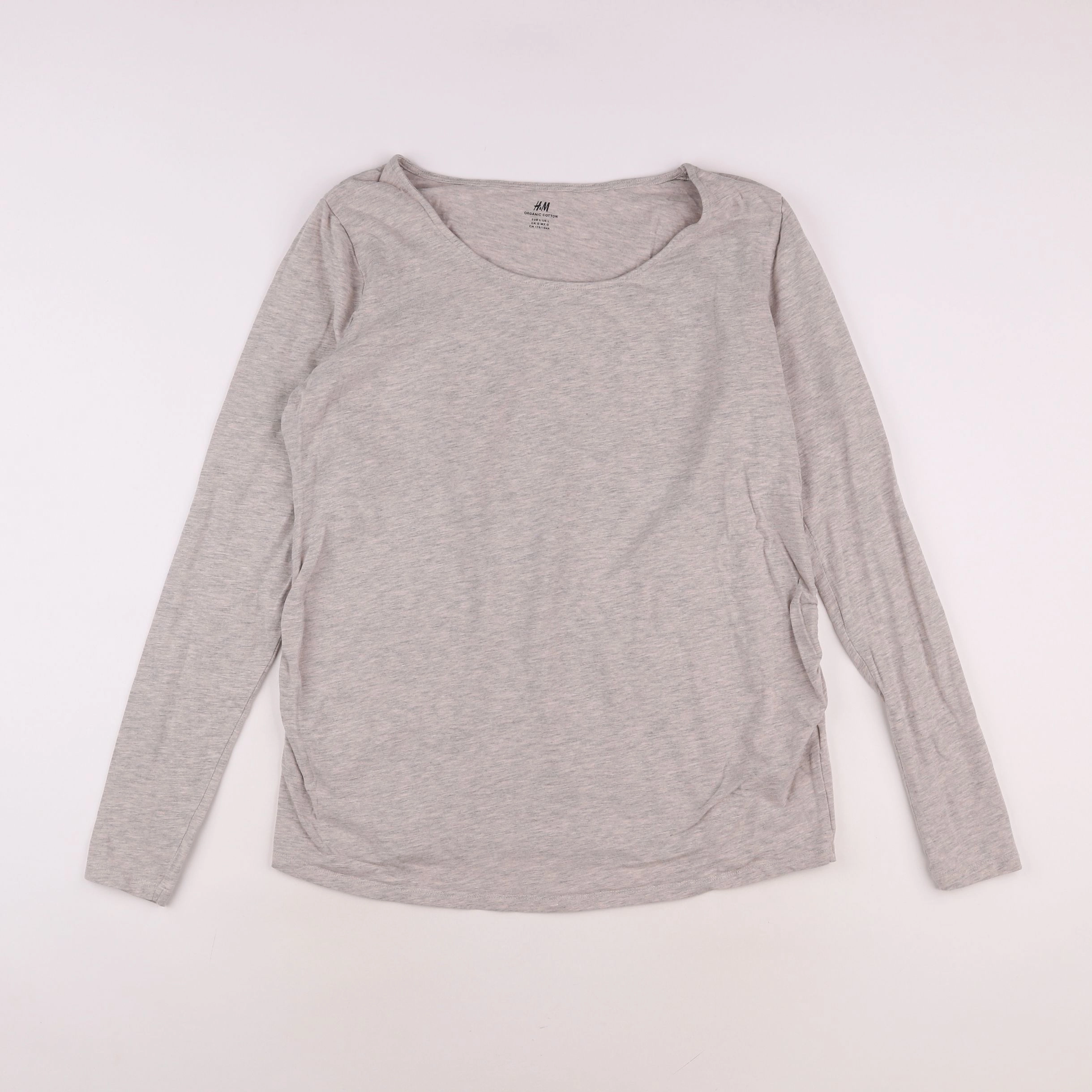 H&M - tee-shirt grossesse gris - 42 à 44